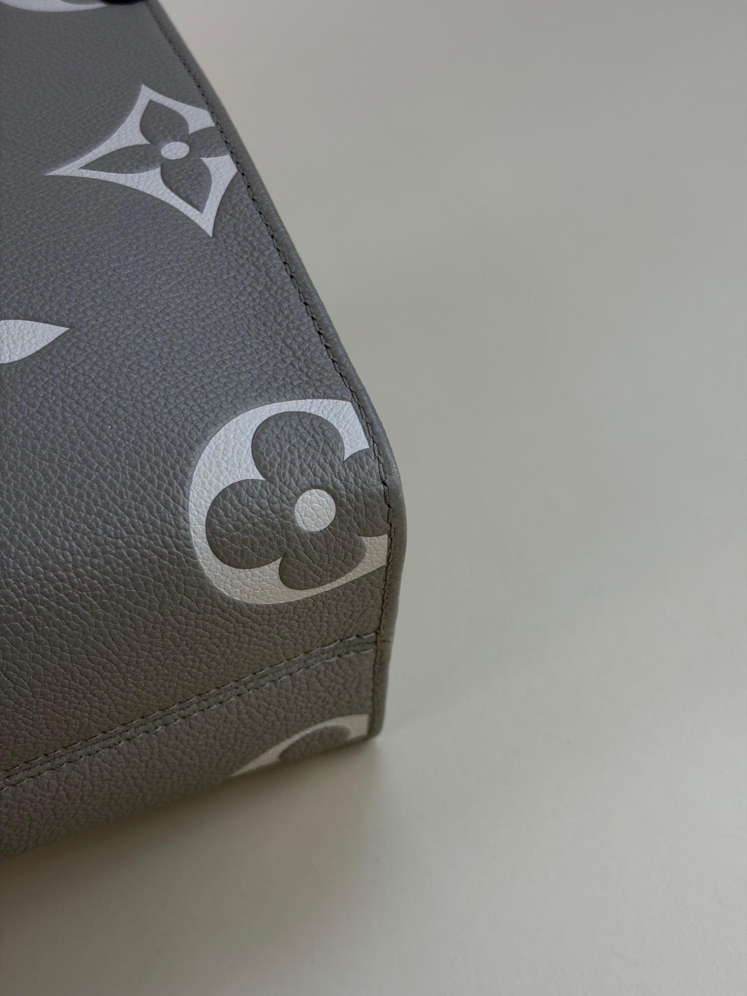 Louis Vuitton Beige Monogram Empreinte Onthego PM Bag