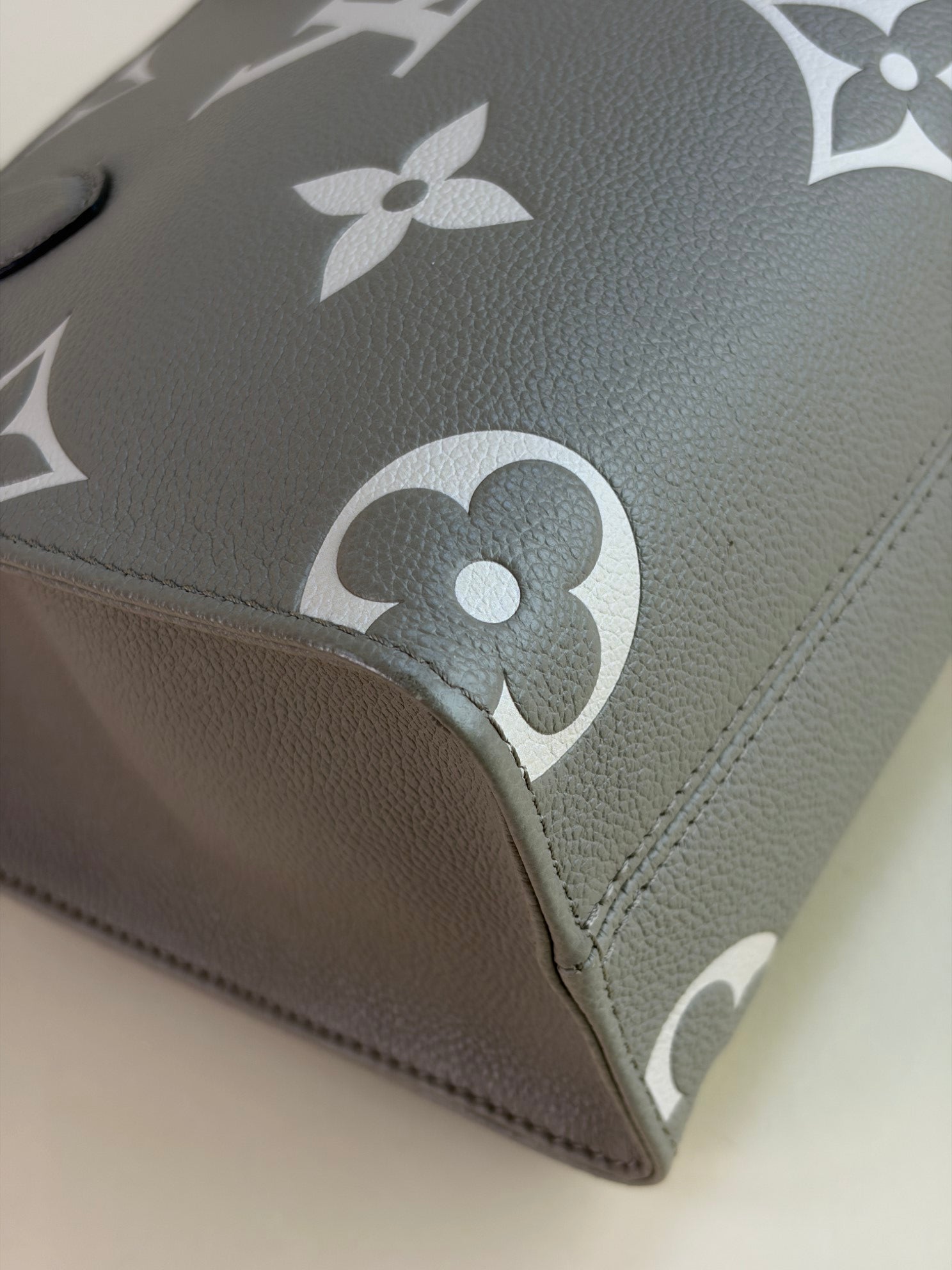 Louis Vuitton Beige Monogram Empreinte Onthego PM Bag