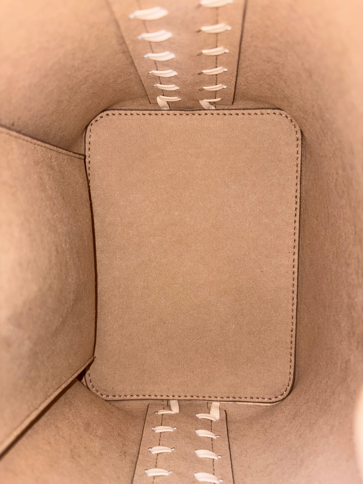 Stella McCartney pure white Frayme bucket Bag