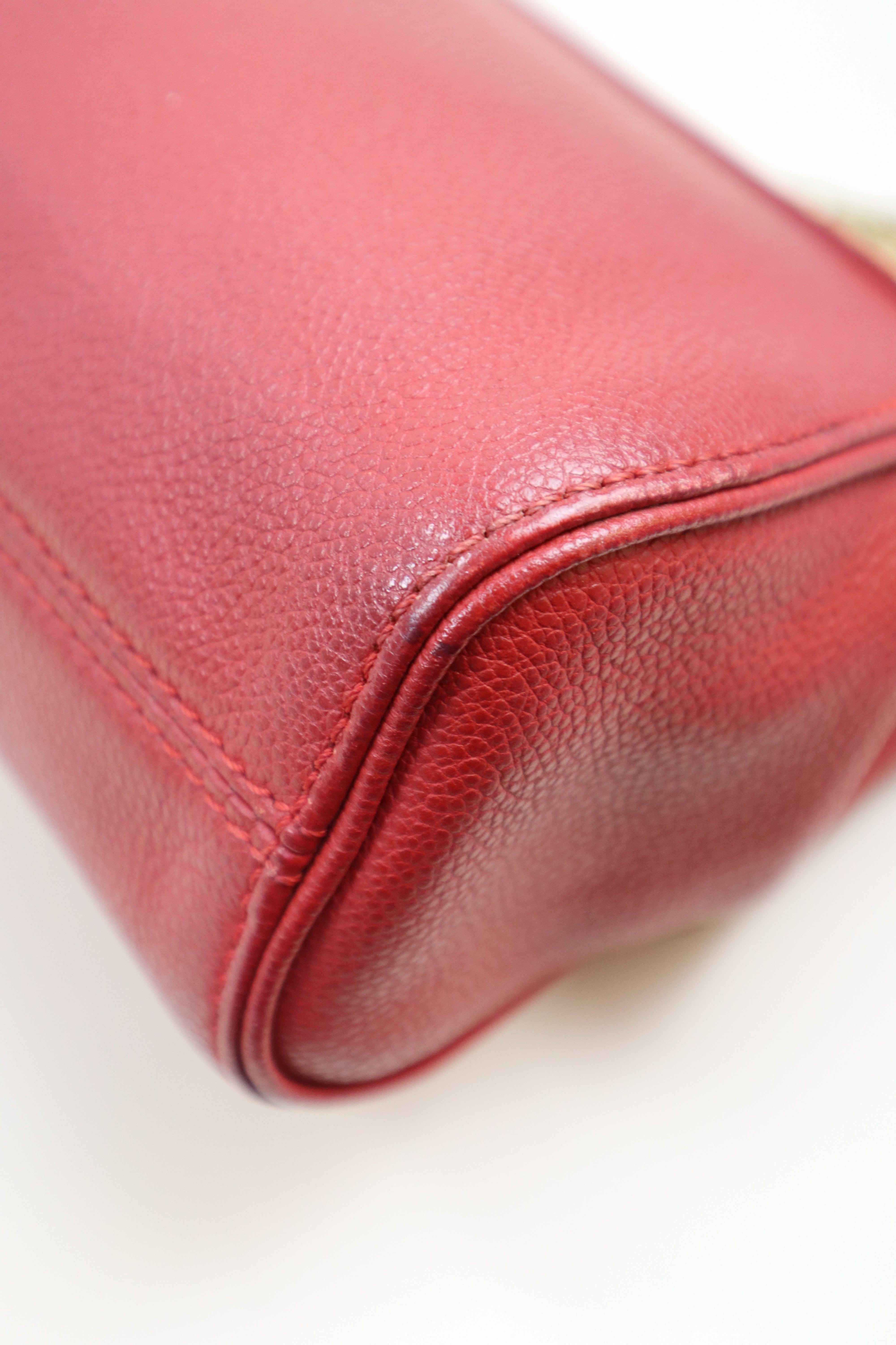 Louis Vuitton Red Monogram Empreinte ST Germain PM Bag