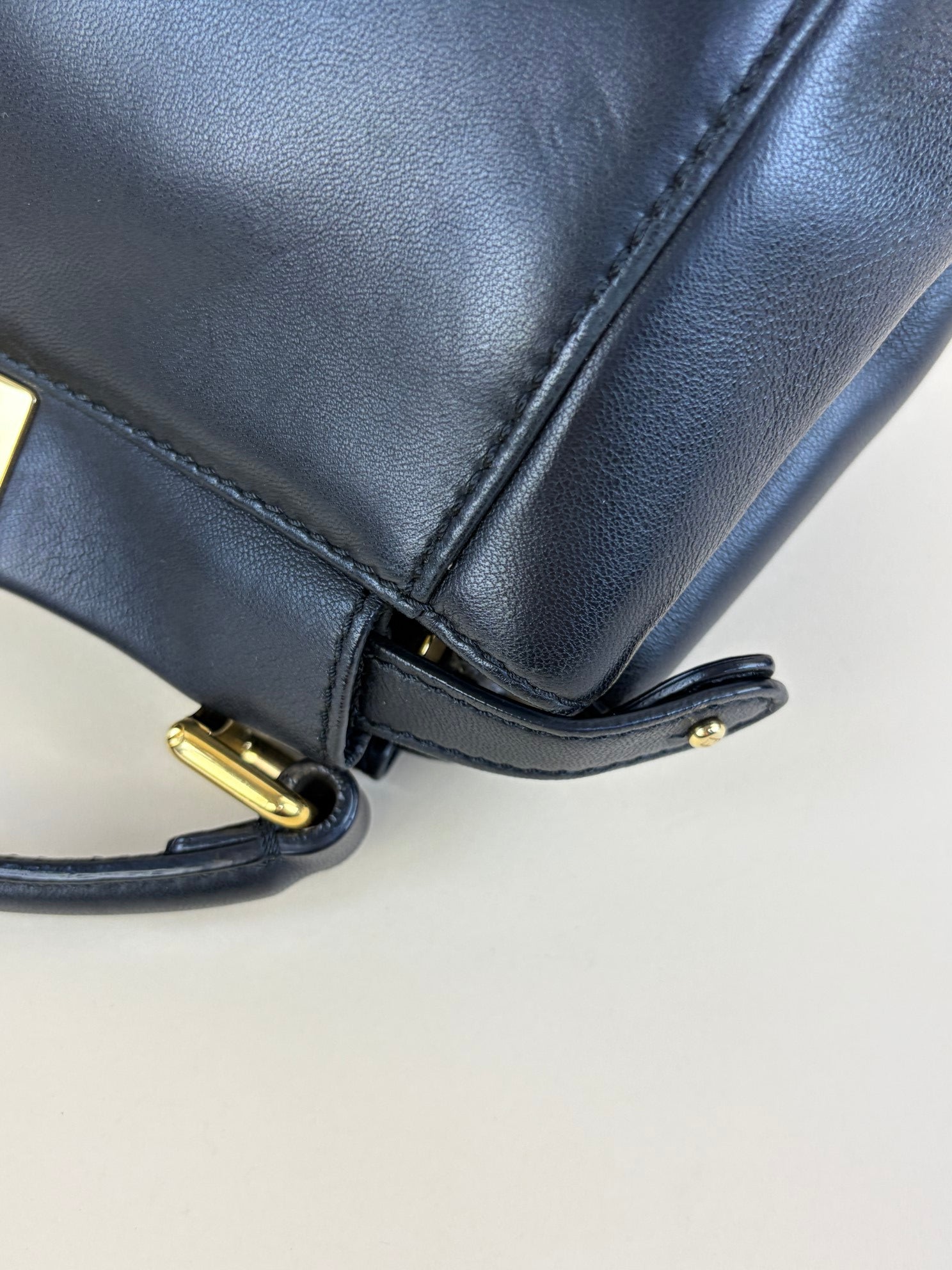 Fendi Black Mini Peekaboo Bag