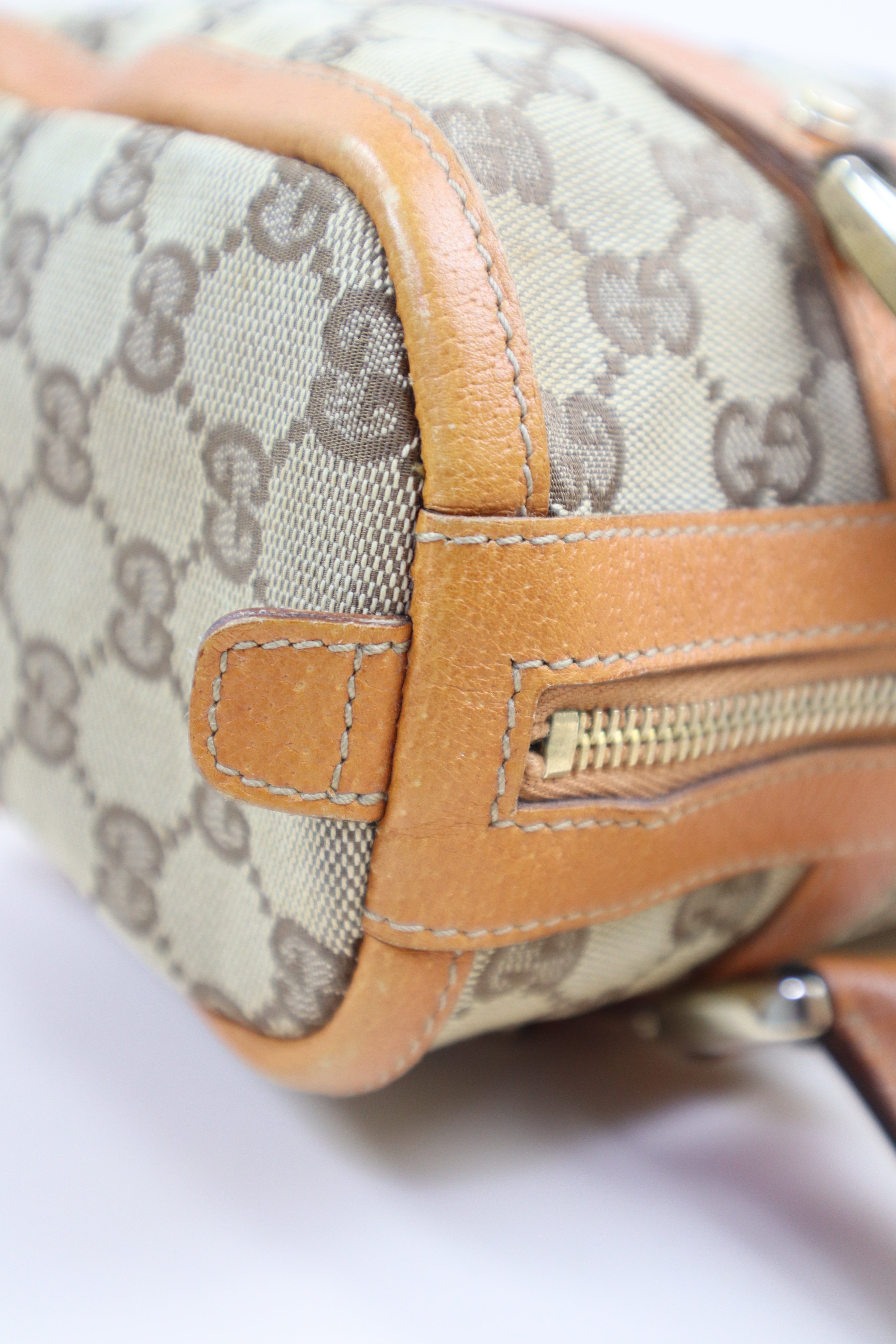 Gucci Bicolor GG Abbey Boston Boy Tote Bag