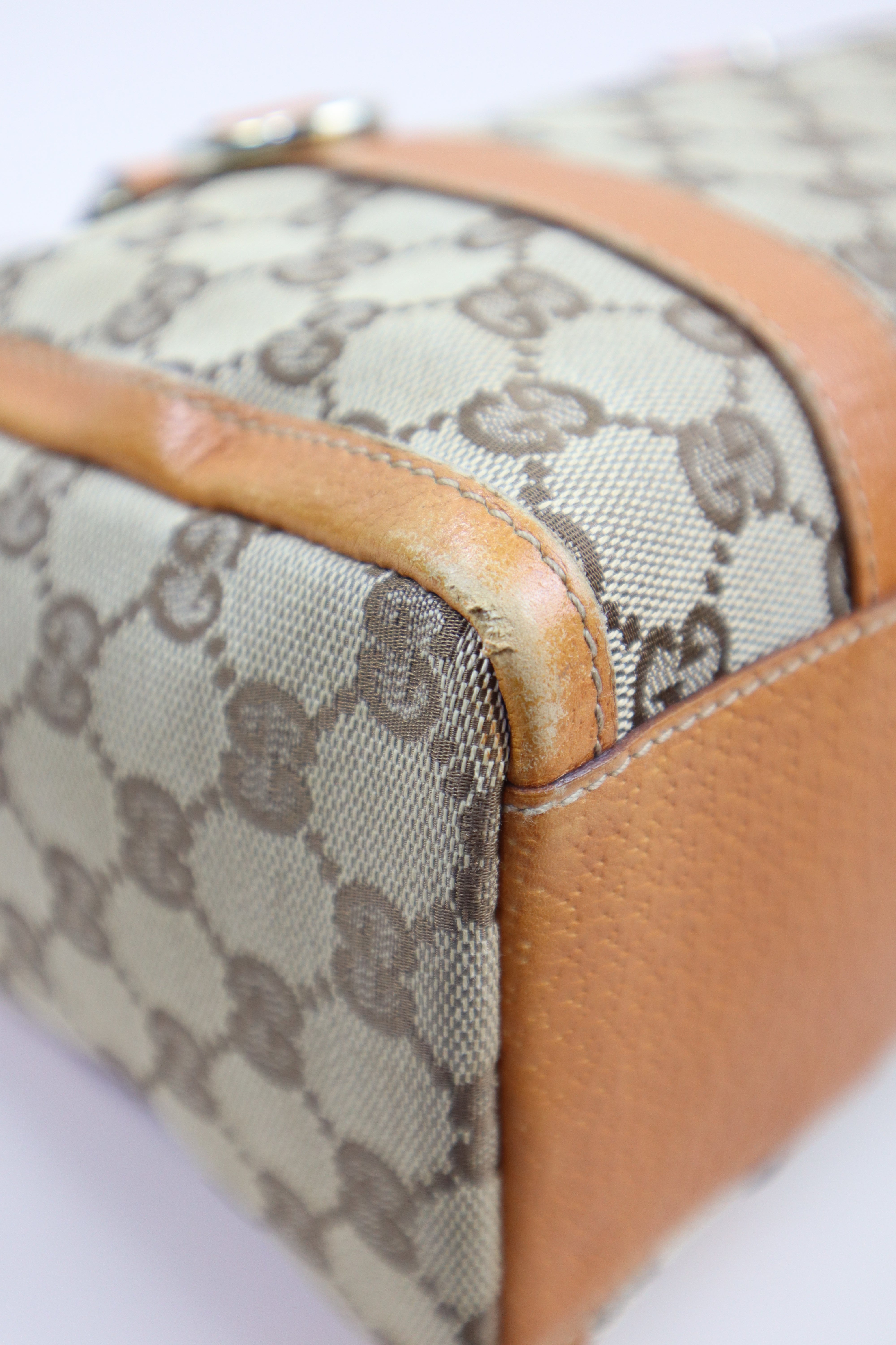Gucci Bicolor GG Abbey Boston Boy Tote Bag