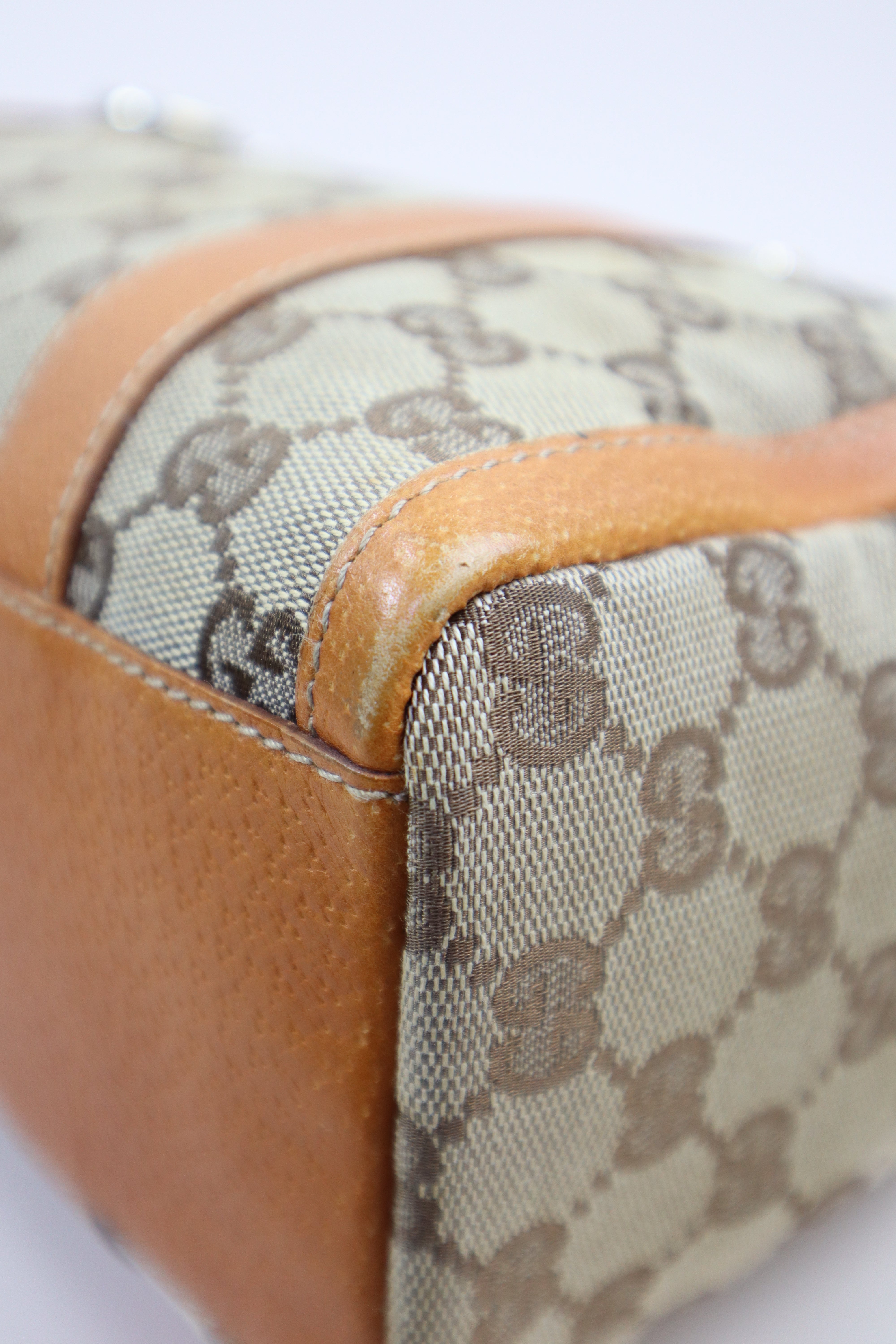 Gucci Bicolor GG Abbey Boston Boy Tote Bag