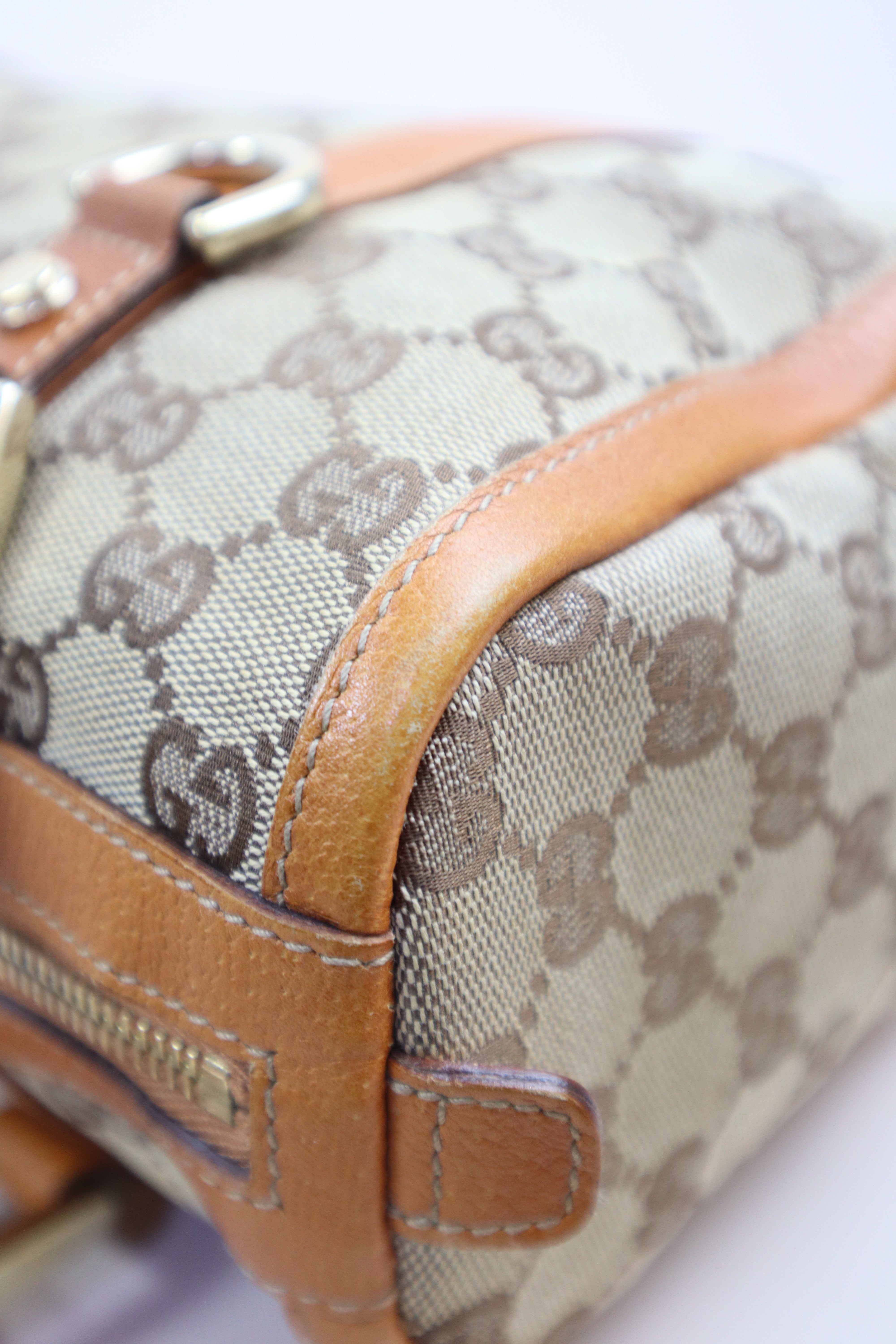 Gucci Bicolor GG Abbey Boston Boy Tote Bag