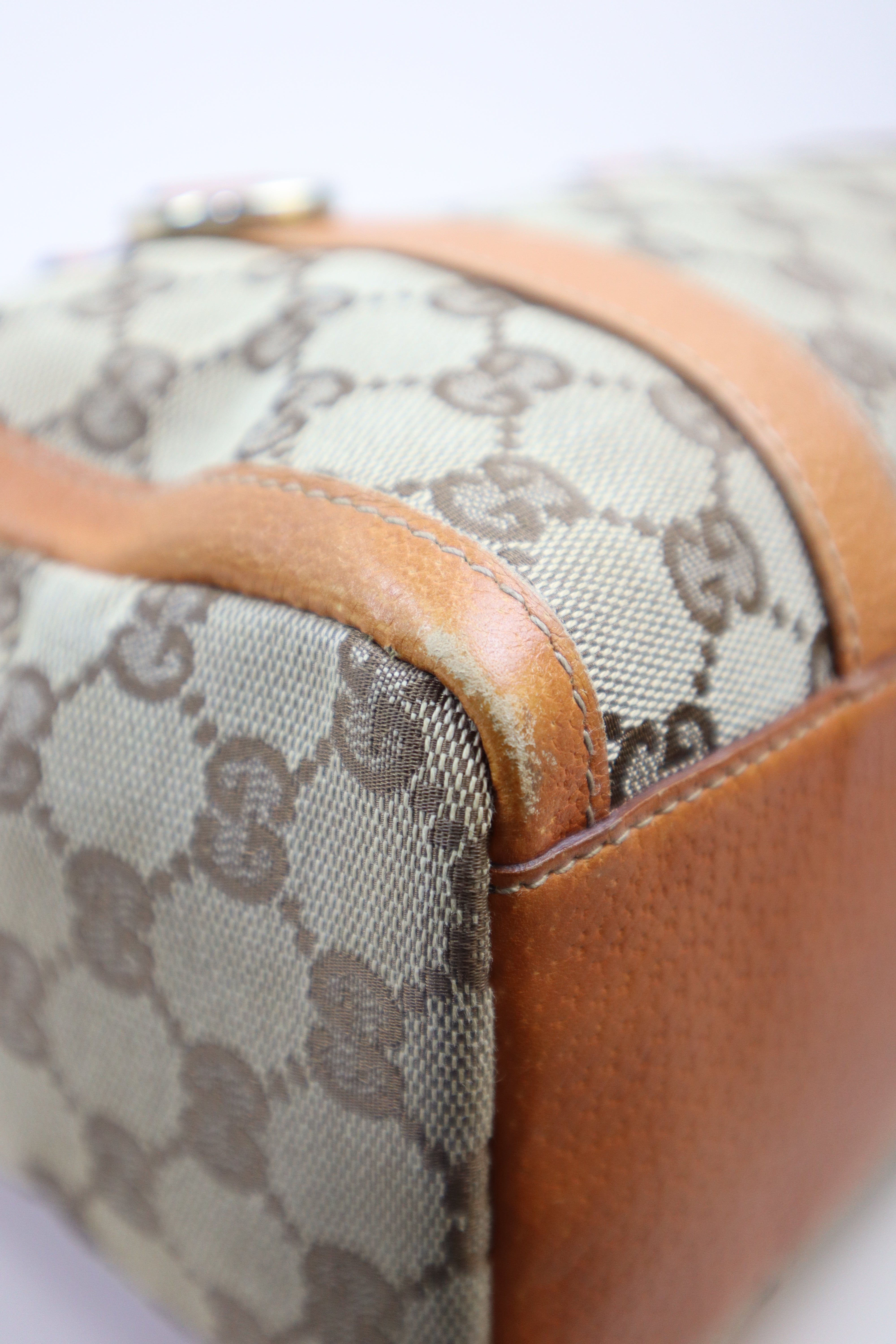 Gucci Bicolor GG Abbey Boston Boy Tote Bag