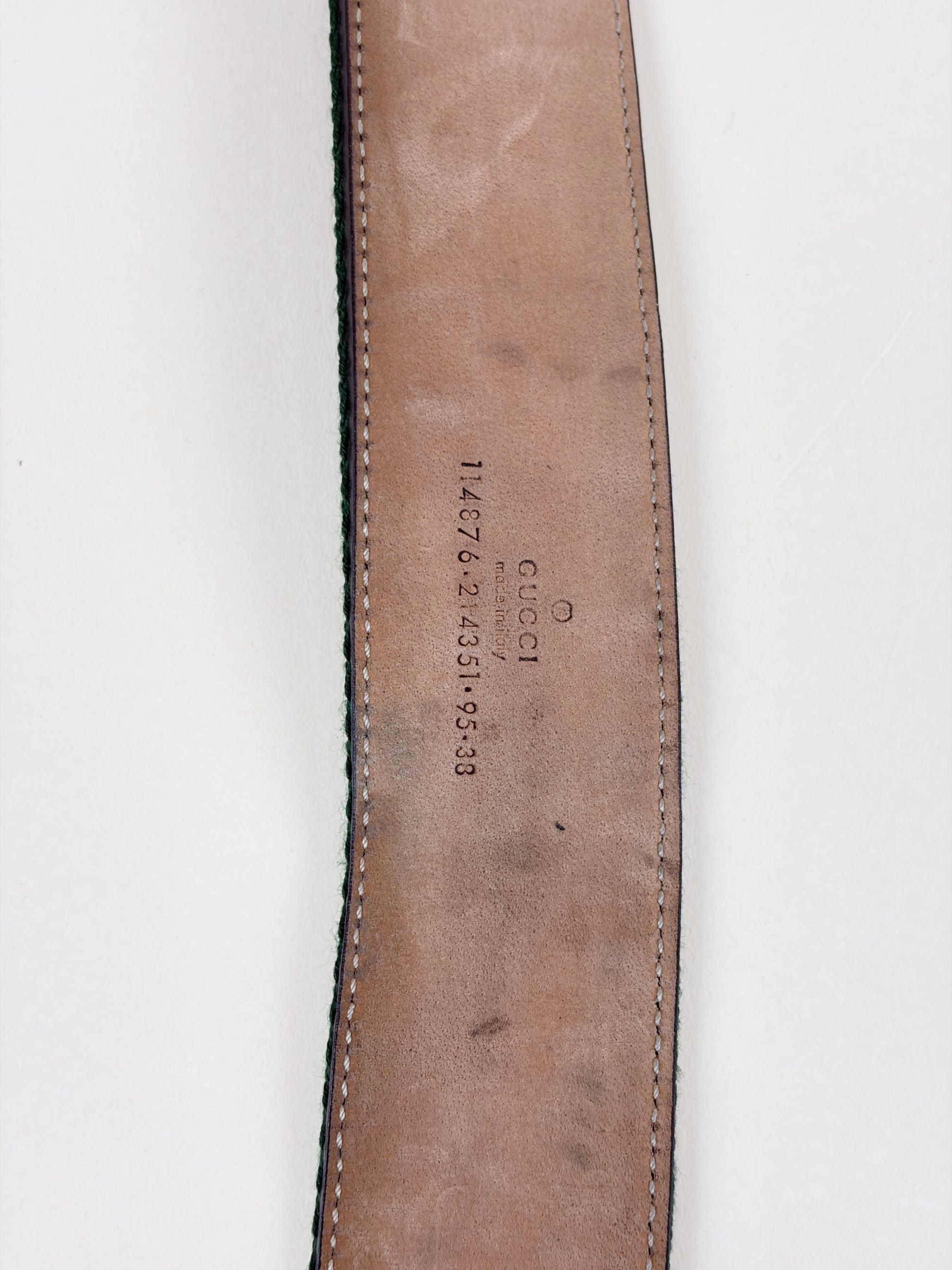 Gucci interlocking vintage web gold hardware