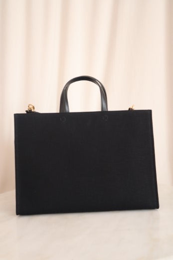 Givenchy Black Medium Tote Bag W/ Strap