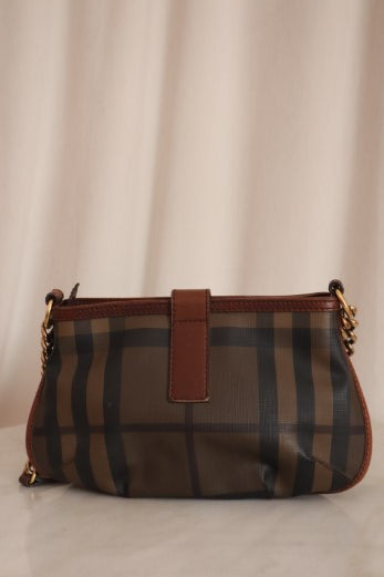 Burberry Nova Check Brown Crossbody Bag