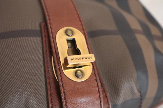 Burberry Nova Check Brown Crossbody Bag