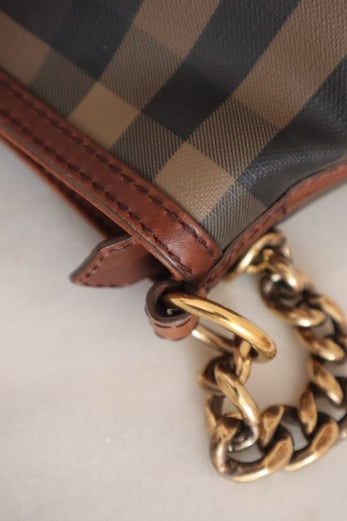 Burberry Nova Check Brown Crossbody Bag