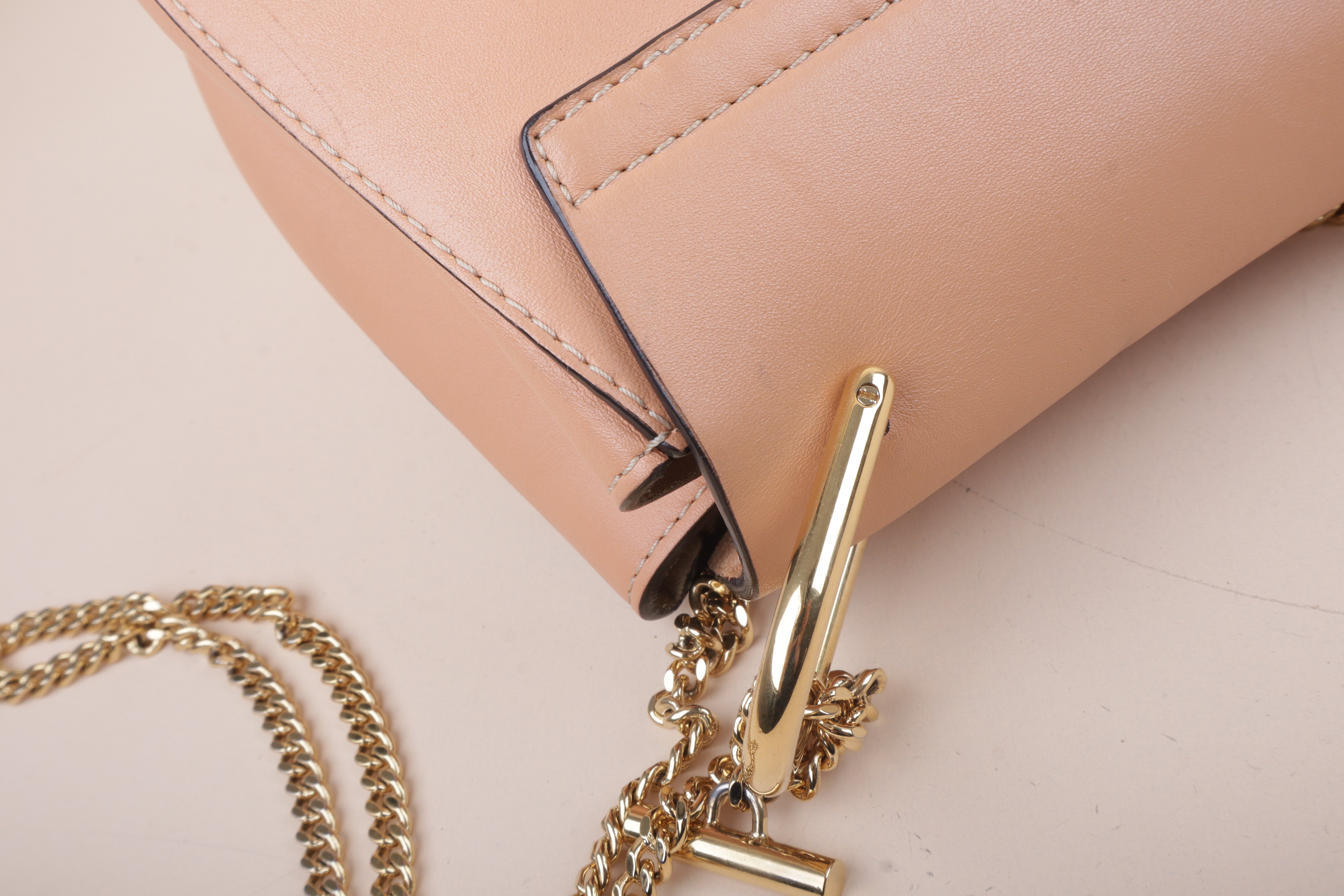 Chloe Beige Small Drew Bag