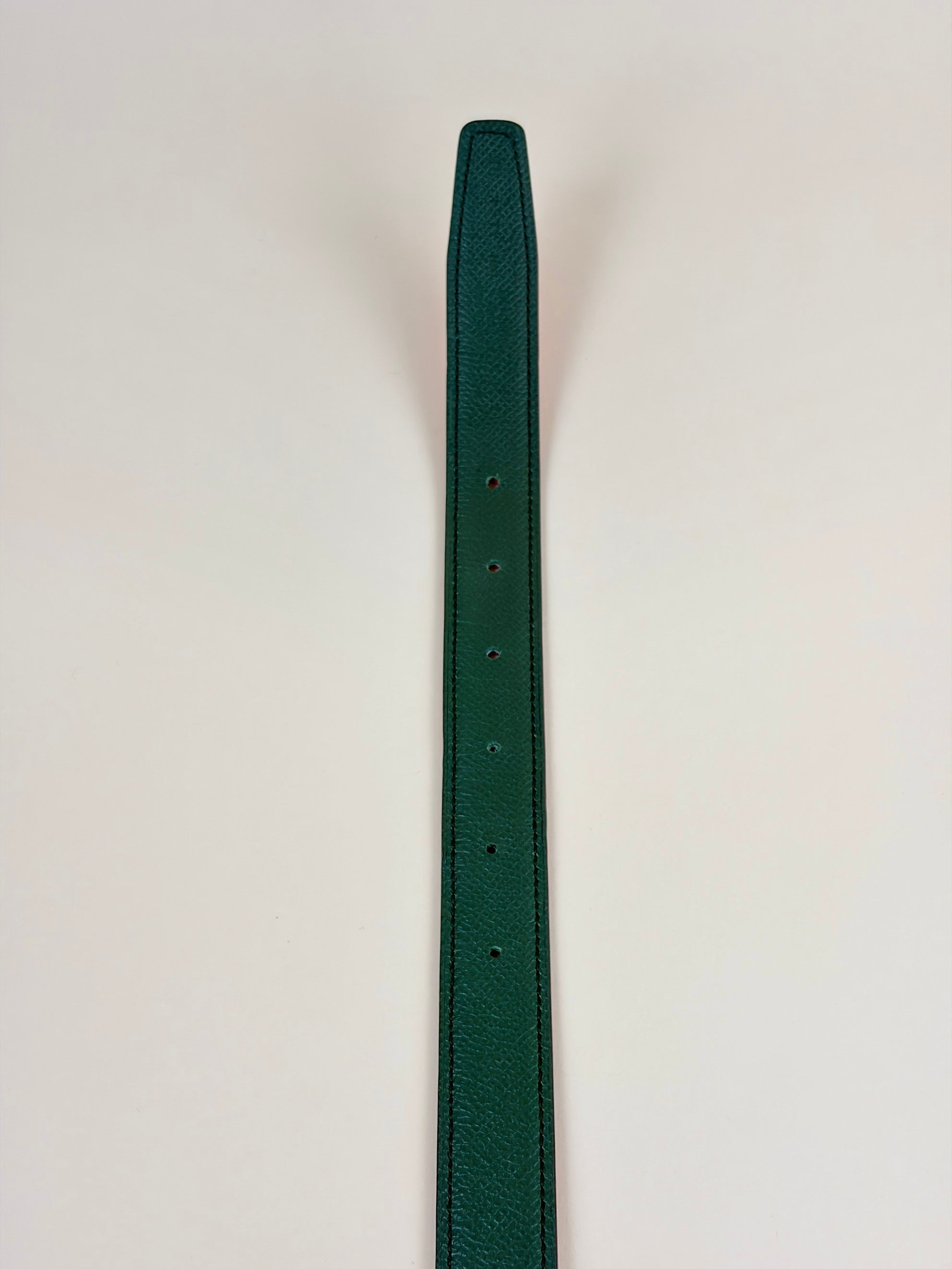 Hermes Bicolor Reversible Mini H 24mm Buckle Belt
