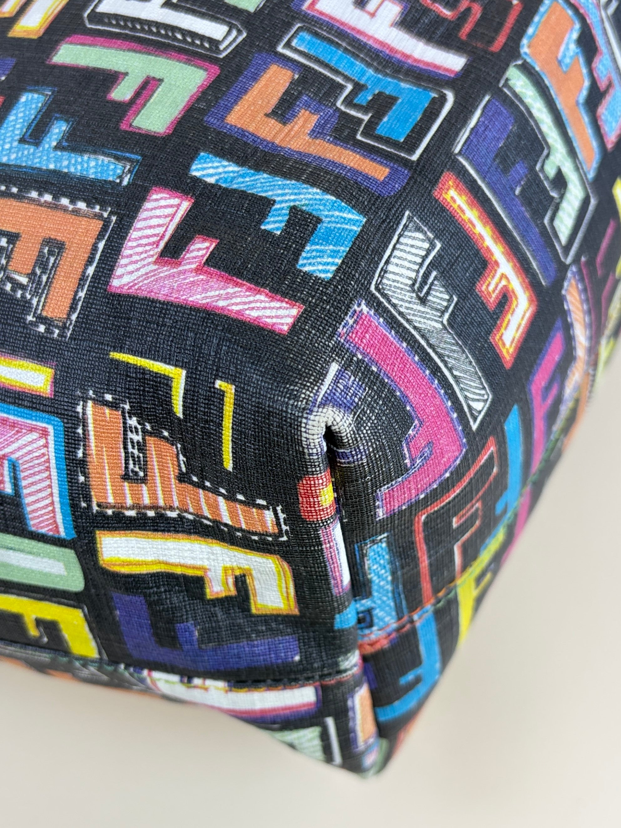 Fendi Multicolor Zucca FF Spalmati Roll Tote Bag