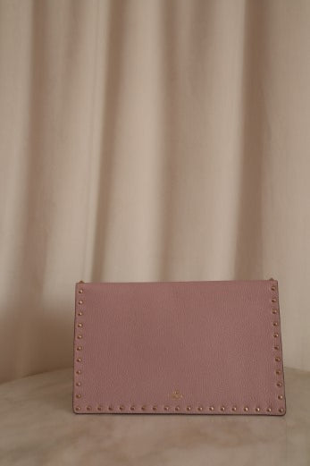 Valentino Light Purple rockstud Envelope Pouch