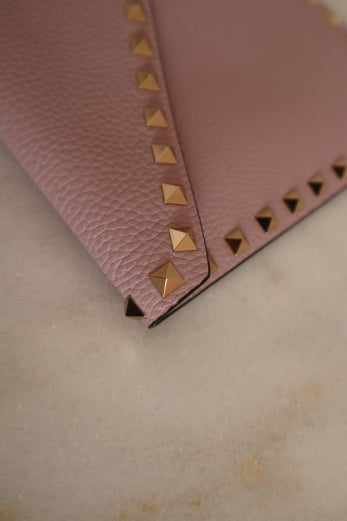 Valentino Light Purple rockstud Envelope Pouch