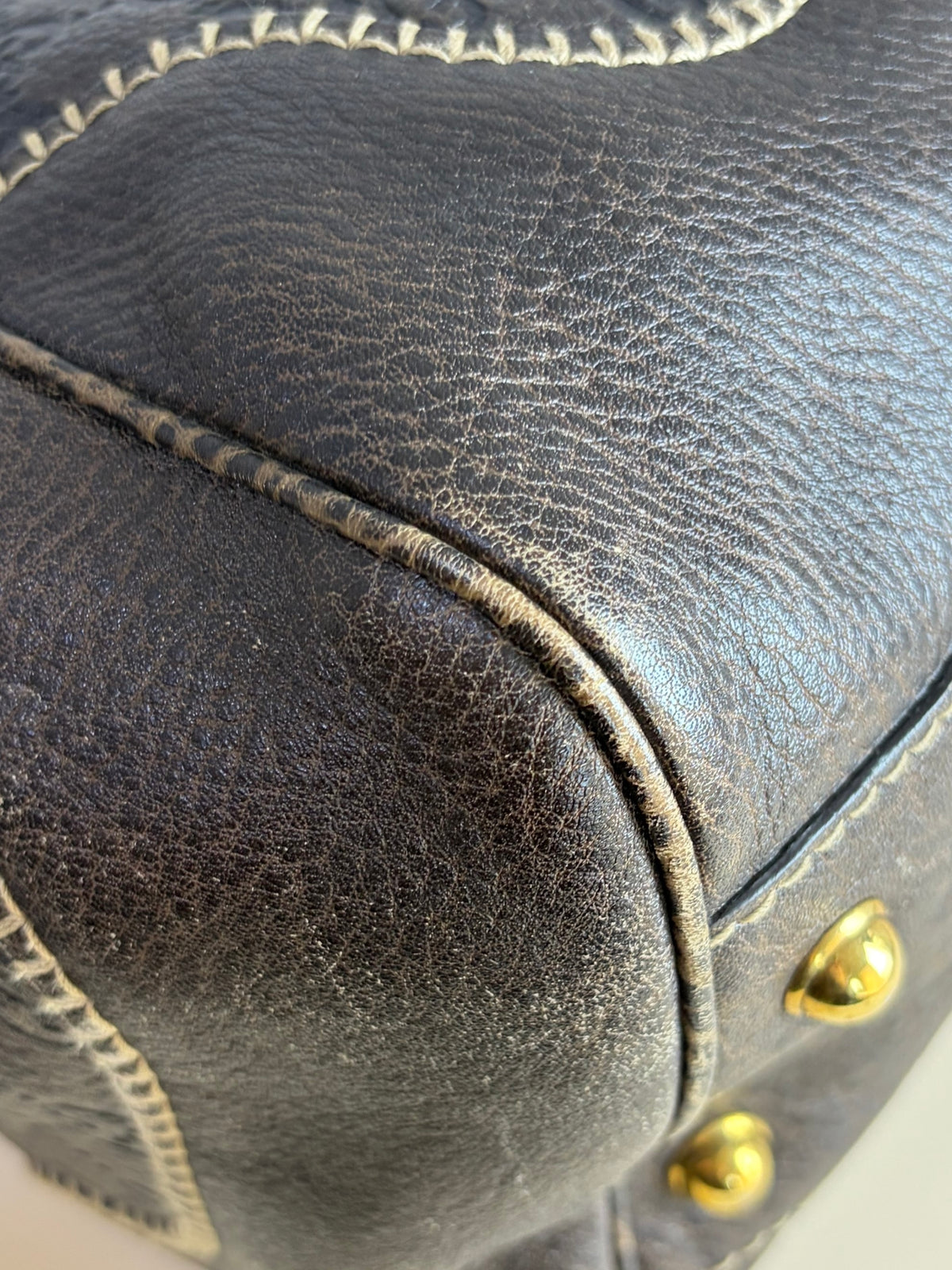 Gucci brown guccissima leather new peiham large