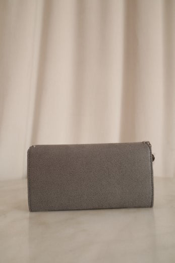 Stella Mccartney Grey Falabella Flap Continental Wallet