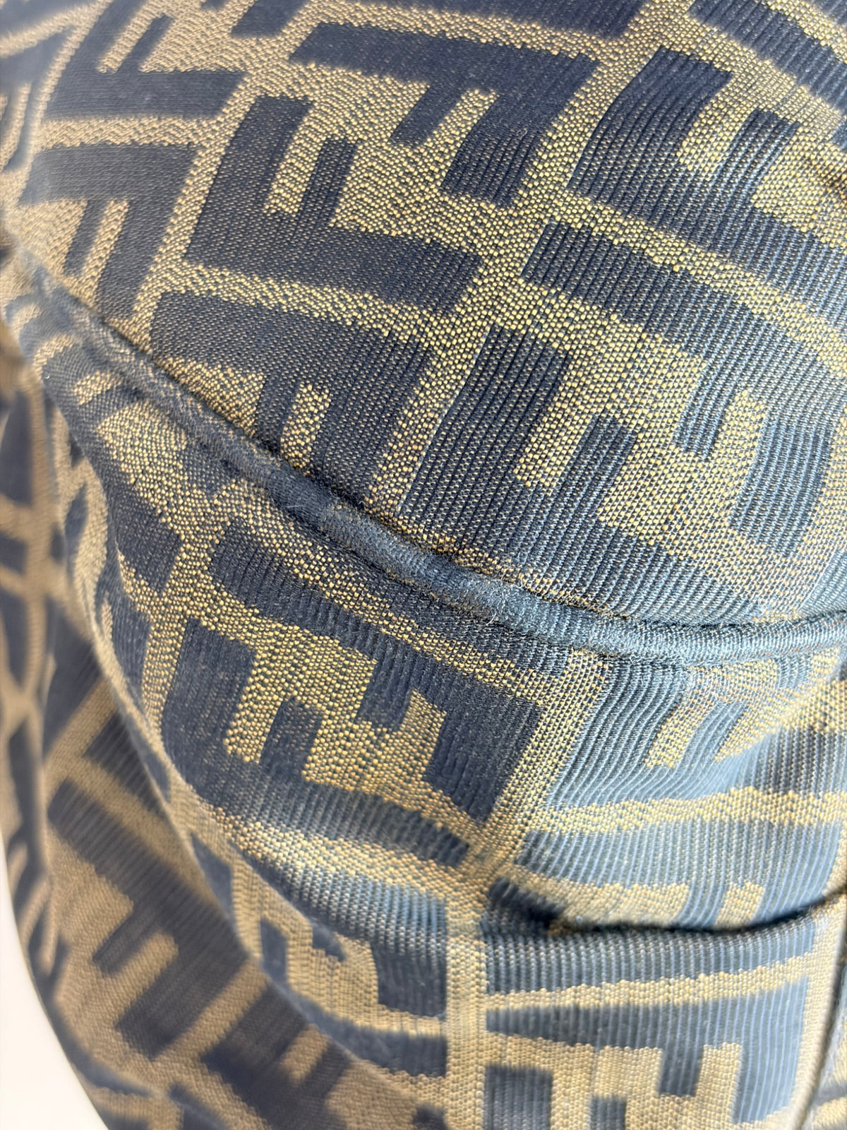 Fendi tobacco ff zucca print canvas large mia