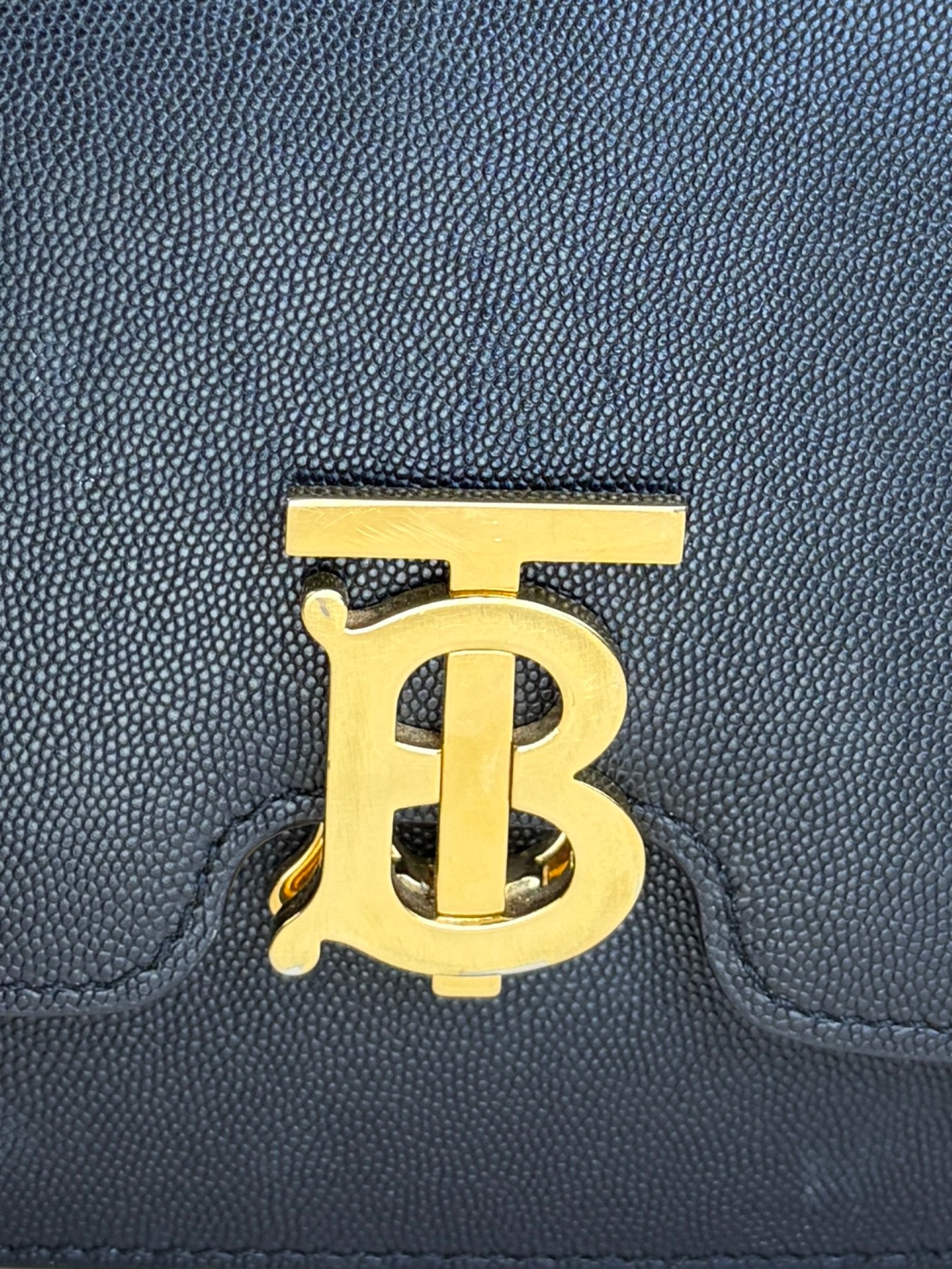 Burberry Black Medium TB Shoulder Bag