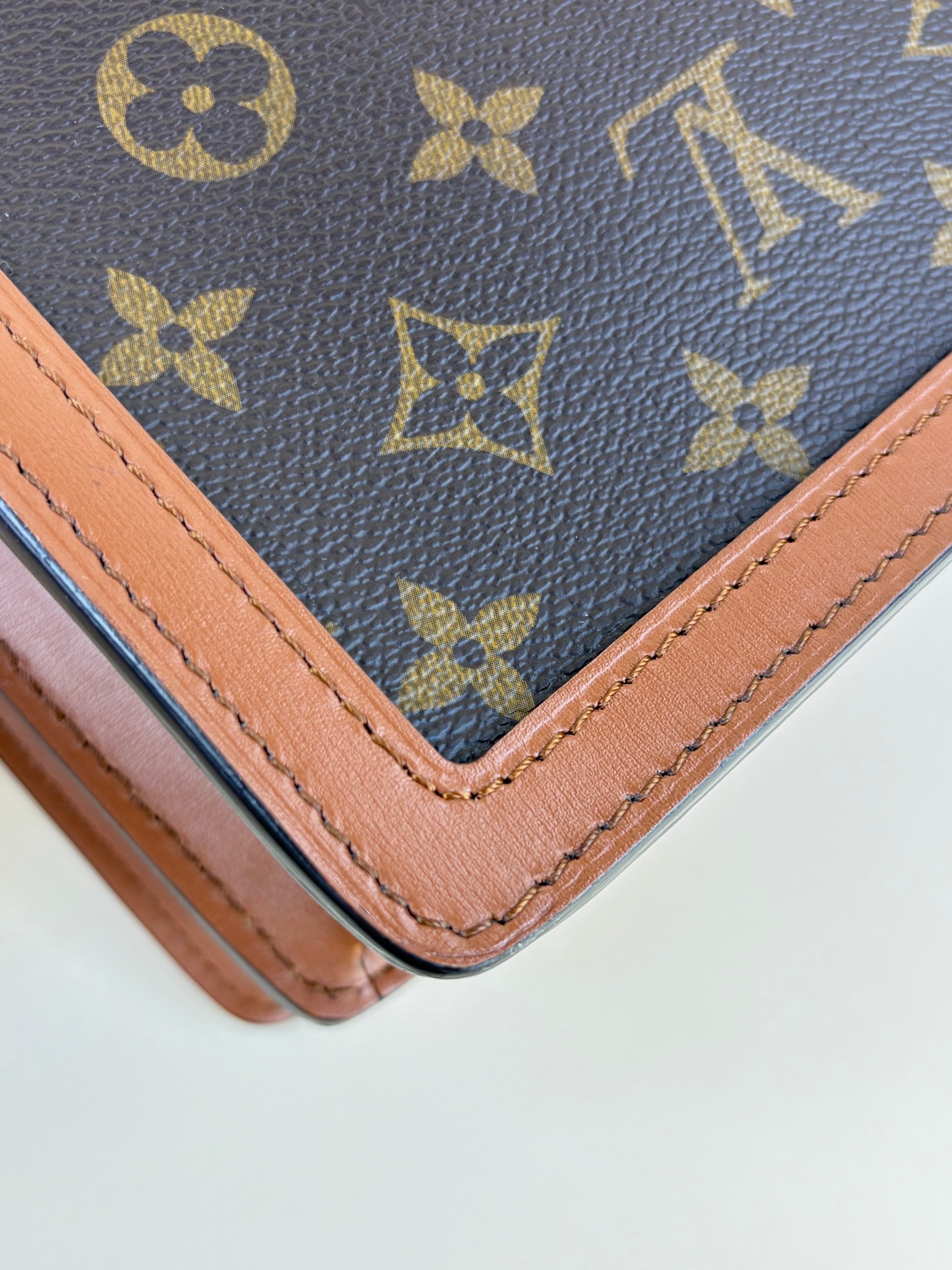 Louis Vuitton Monogram Reverse Dauphine MM Shoulder Bag
