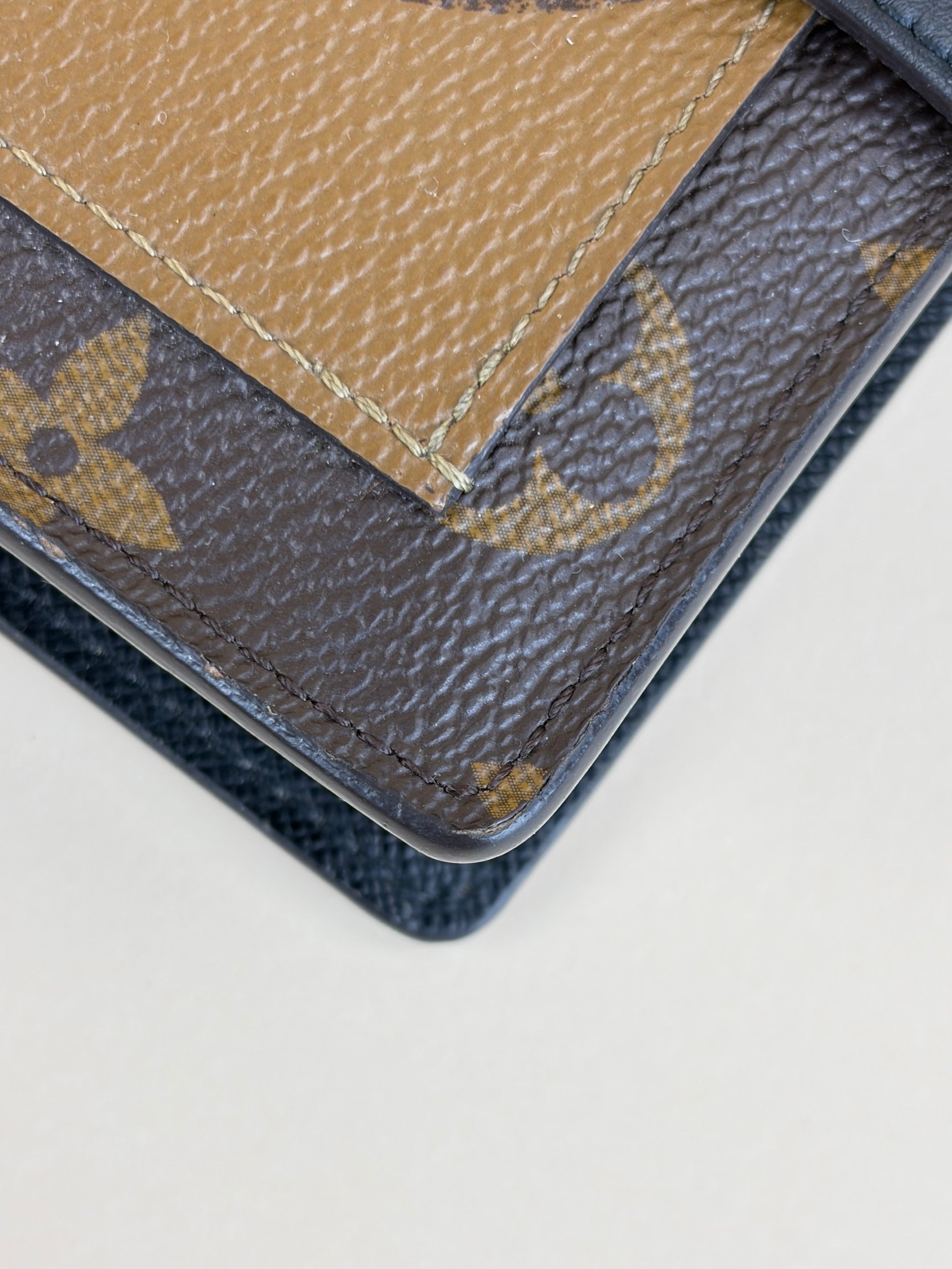 Louis Vuitton monogram reverse Juliette  compact wallet