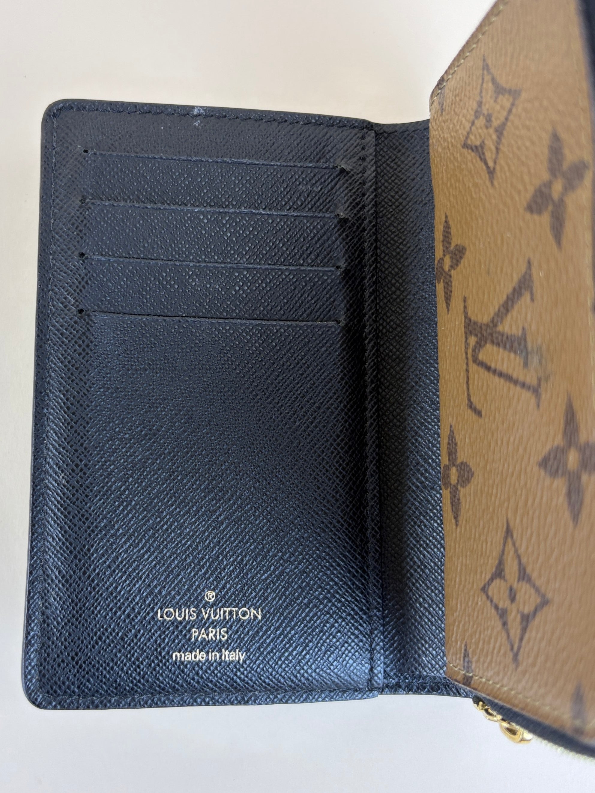 Louis Vuitton monogram reverse Juliette  compact wallet