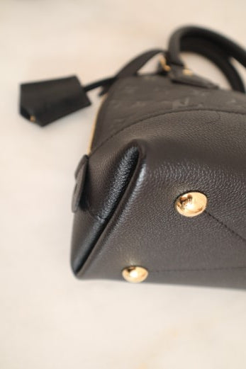 Louis Vuitton Black Monogram Empreinte Neo Alma BB Bag