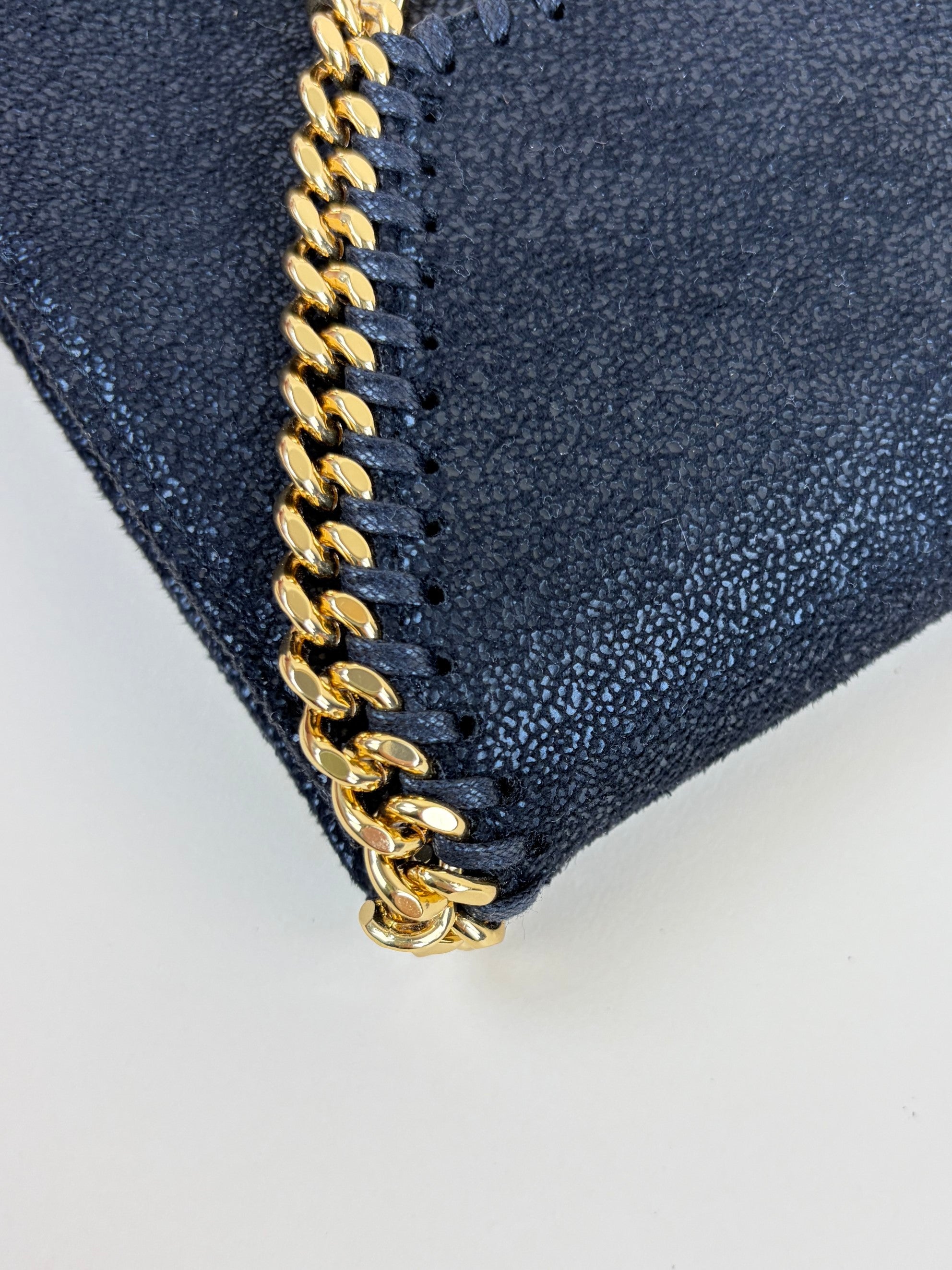 Stella Mccartney Black Falabella Wallet Crossbody Bag