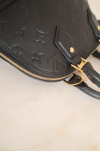 Louis Vuitton Black Monogram Empreinte Neo Alma BB Bag