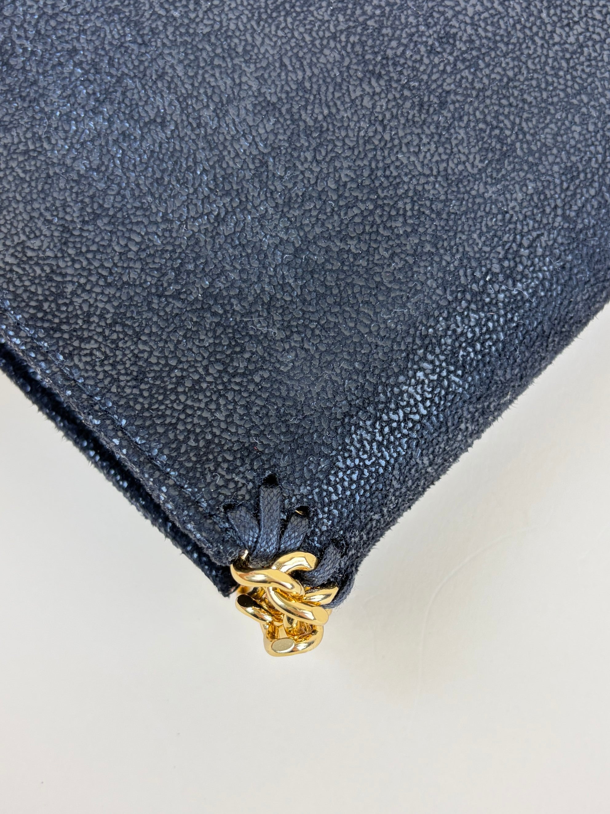 Stella Mccartney Black Falabella Wallet Crossbody Bag