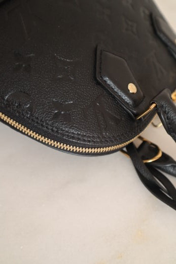 Louis Vuitton Black Monogram Empreinte Neo Alma BB Bag