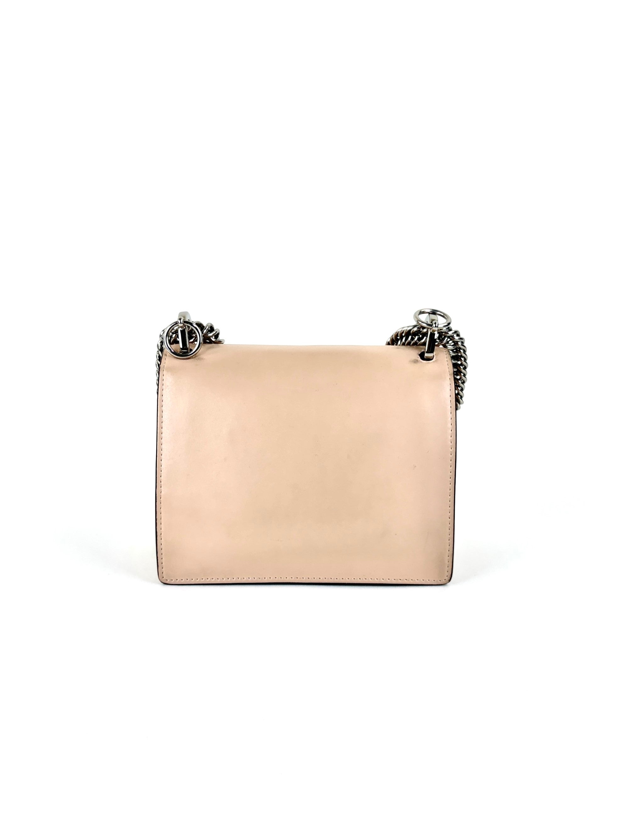 Fendi Pouder pink calfskin small kan i shoulder bag