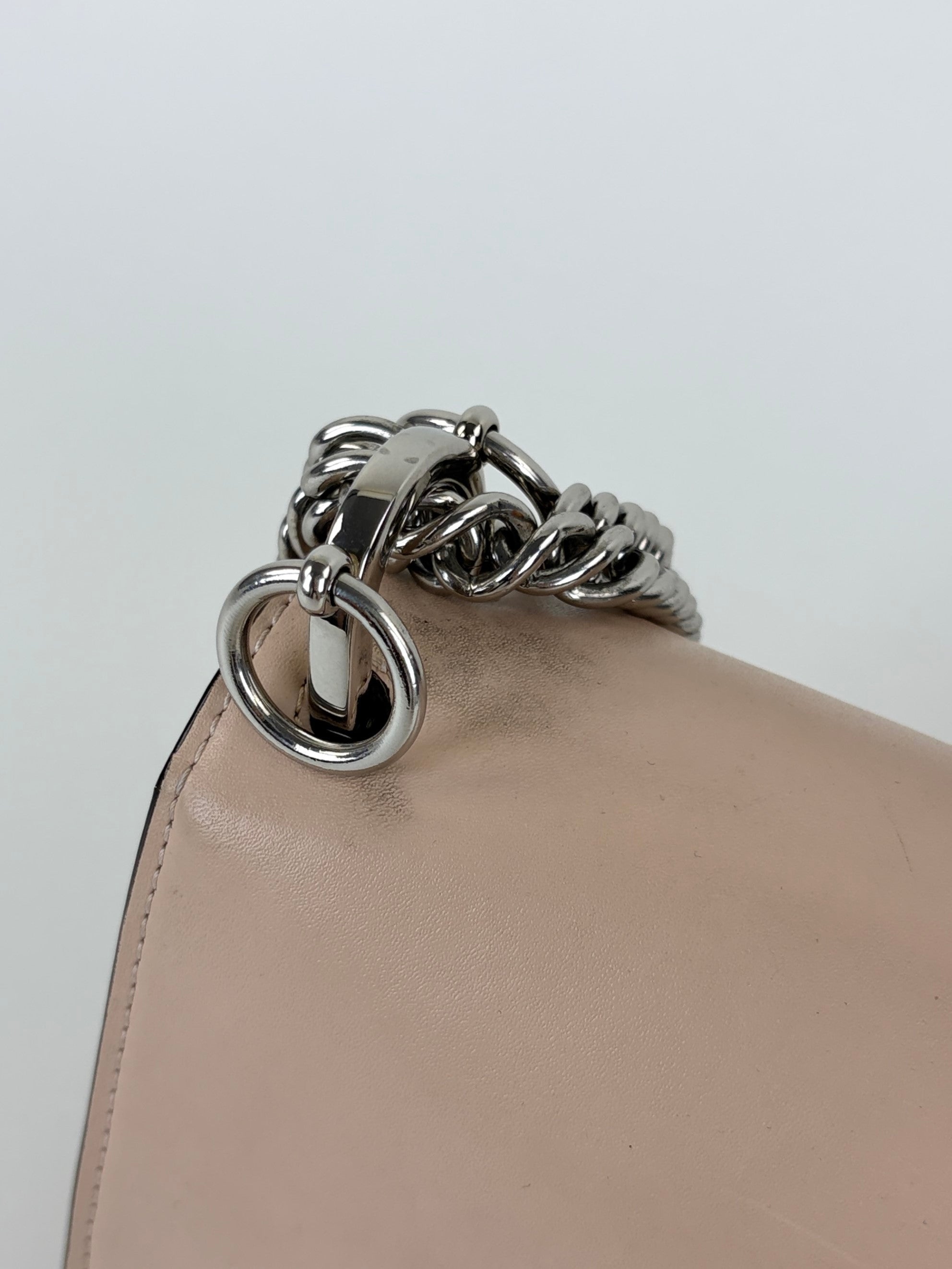 Fendi Pouder pink calfskin small kan i shoulder bag