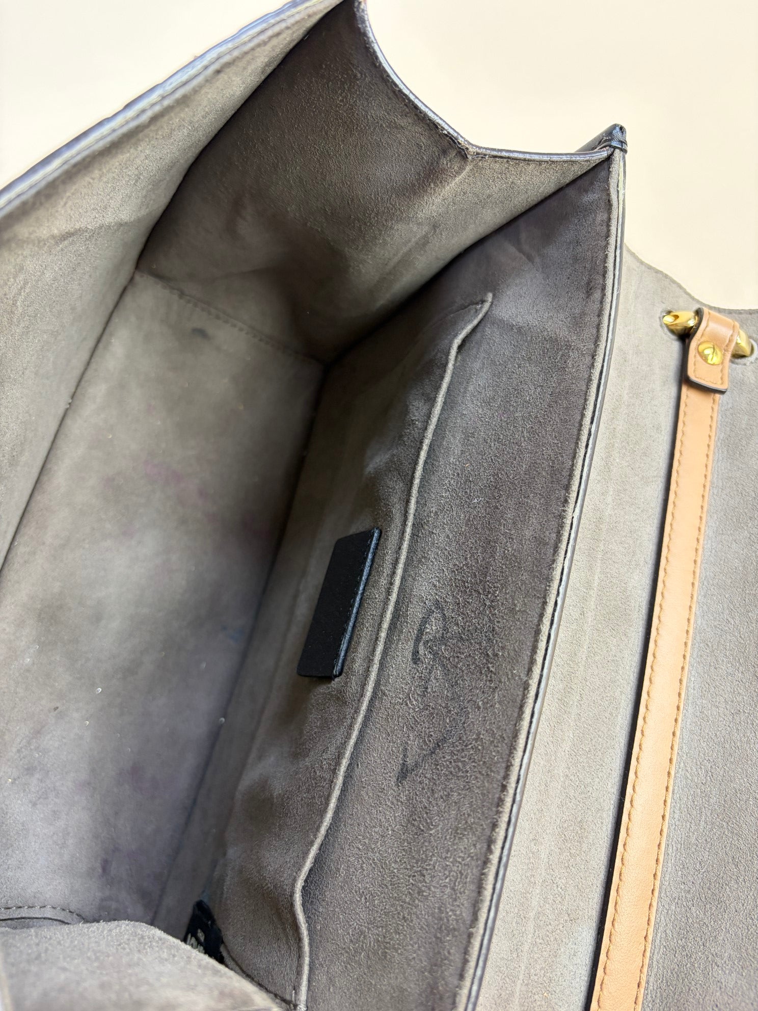 Fendi ff logo Zucca camel and black Kan I