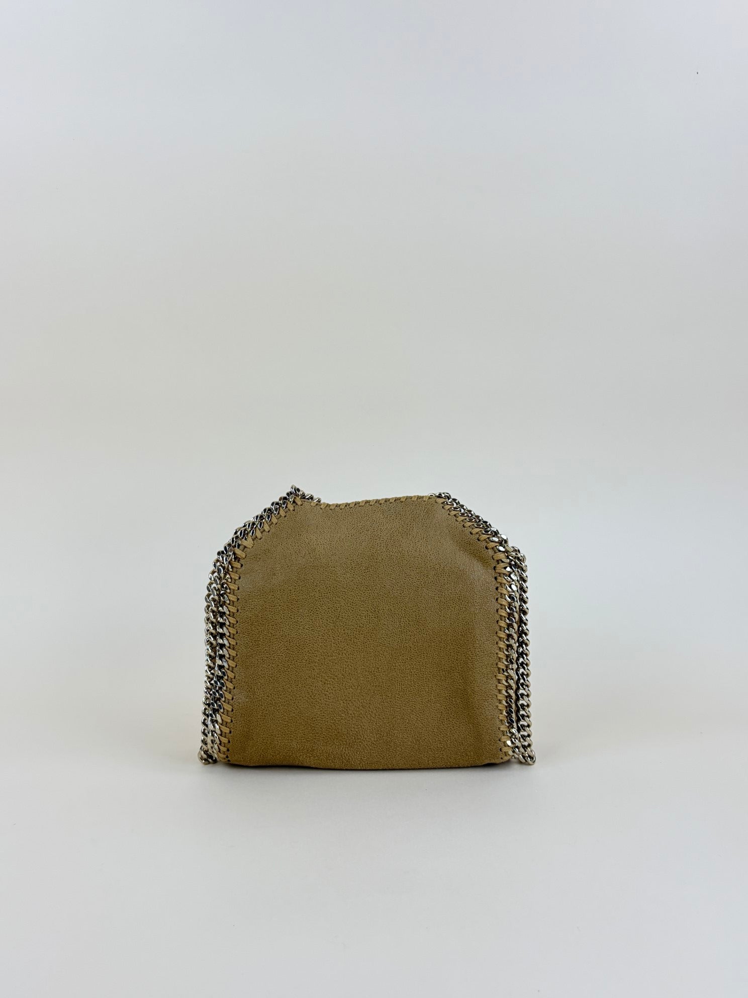 Stella Mccartney Camel Falabella Tiny Tote Bag