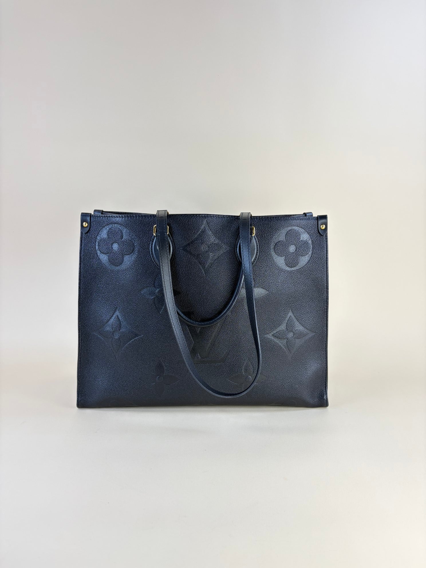 Louis Vuitton Black Monogram empreinte Onthego gm