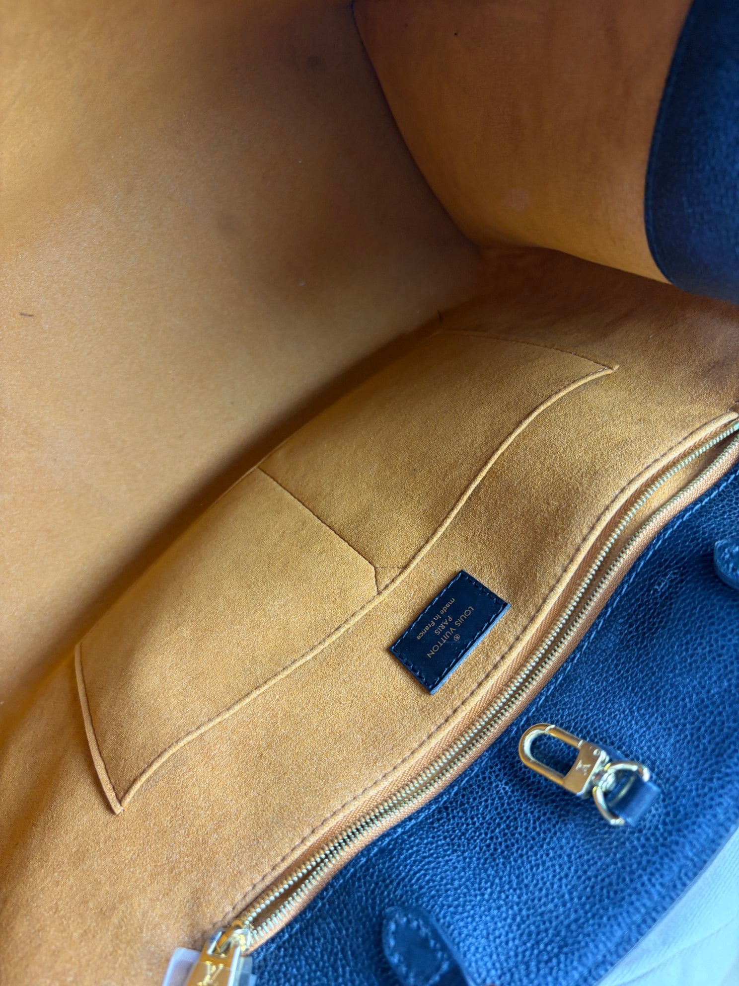 Louis Vuitton Black Monogram empreinte Onthego gm