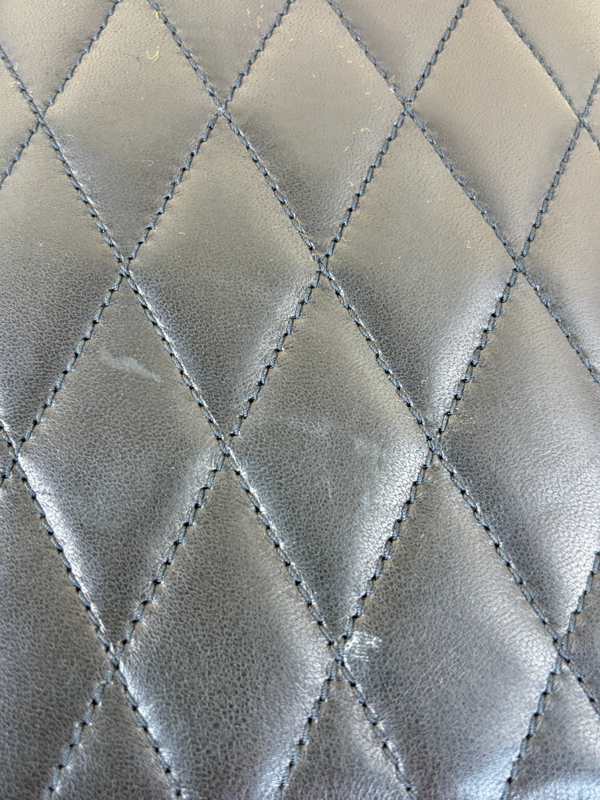 ysl black lambskin quilted Kate clutch