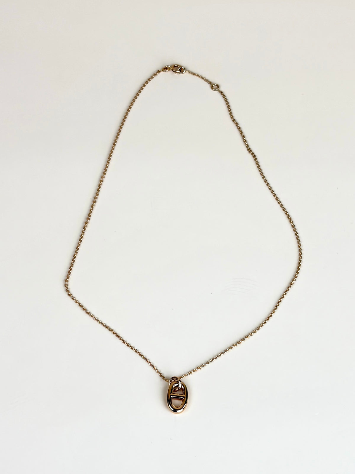 Hermes 18K Rose Gold Farandole Small Model Necklace