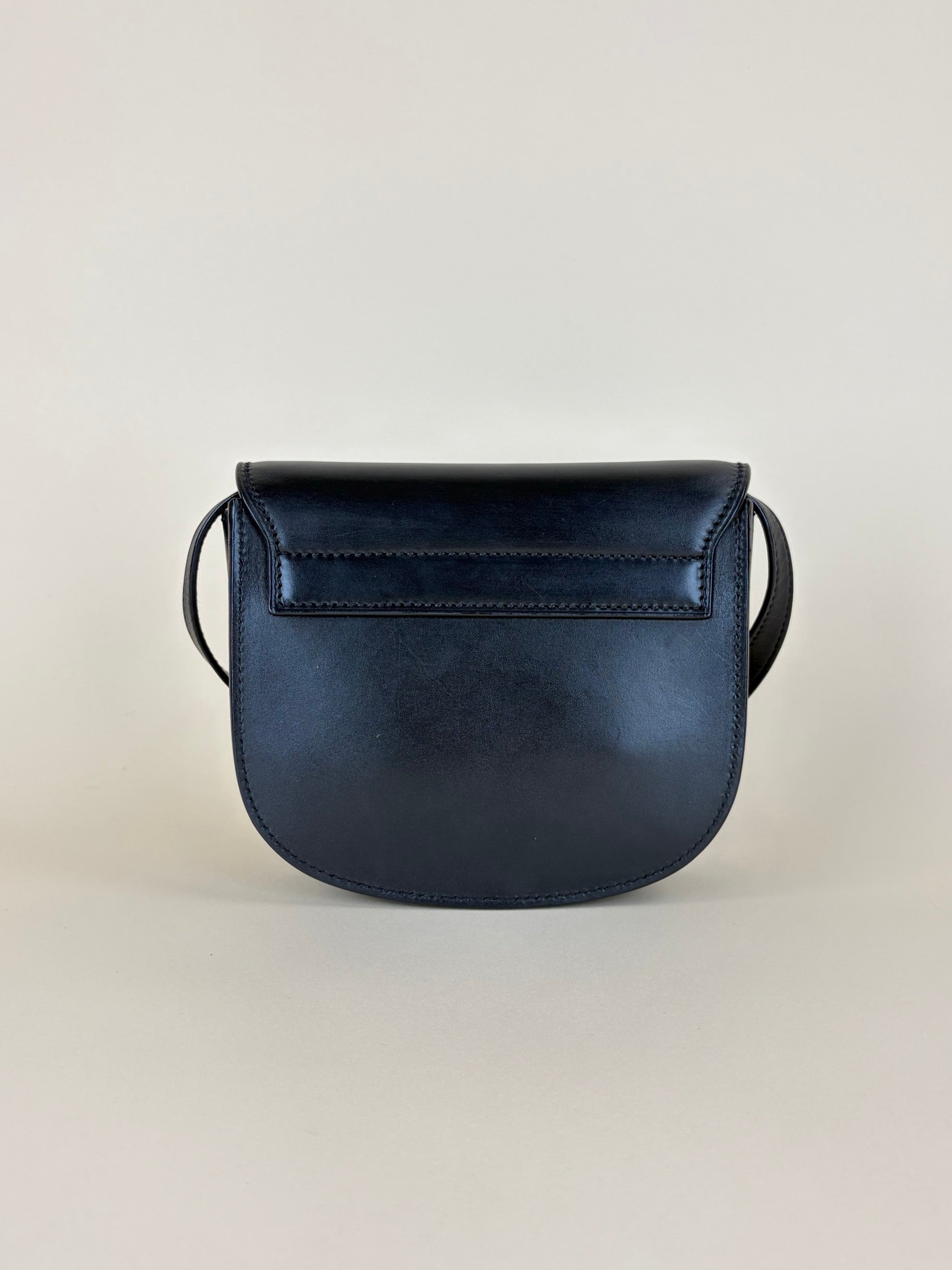 ysl black smooth calfskin small Kaja satchel