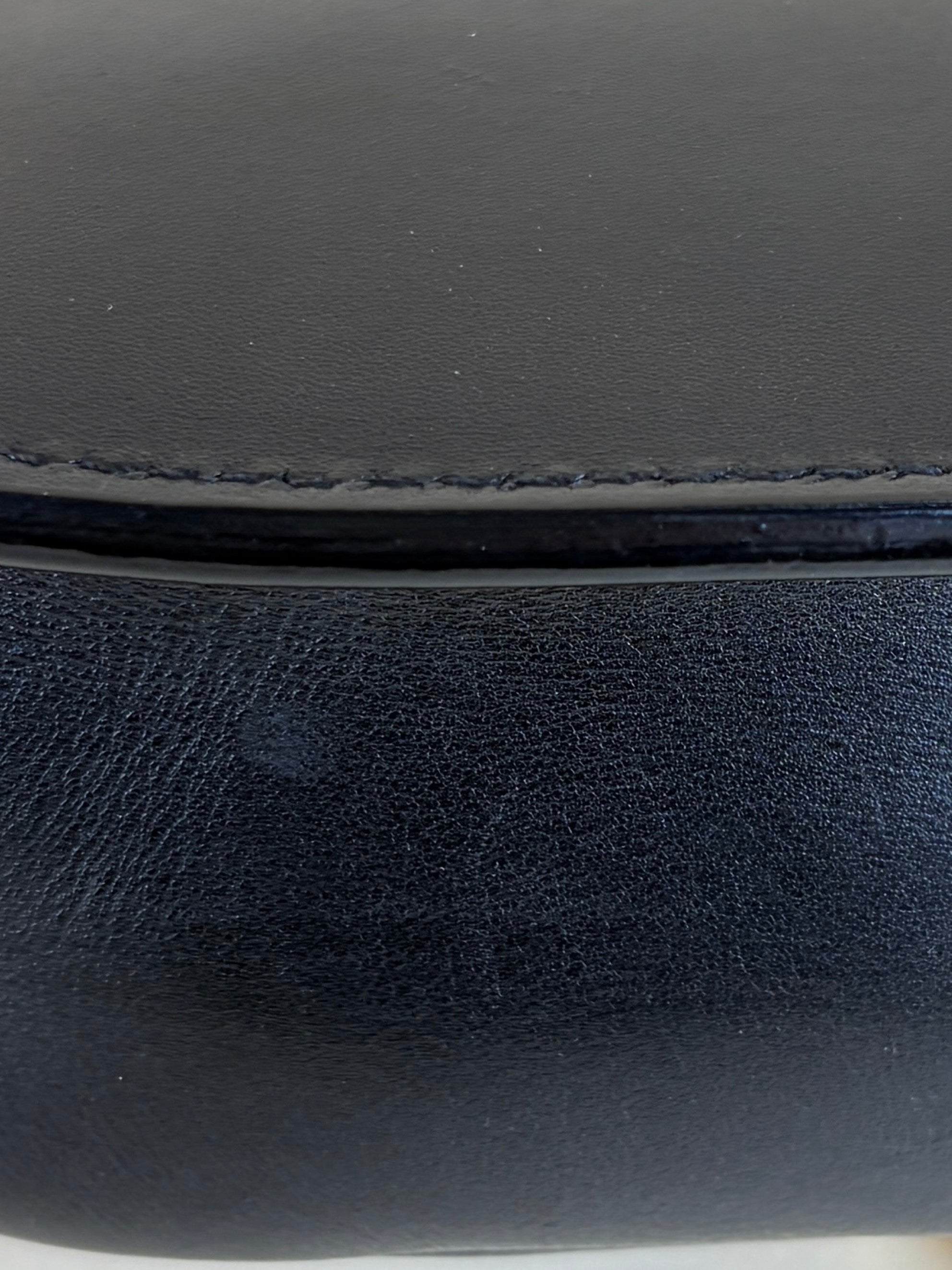 ysl black smooth calfskin small Kaja satchel
