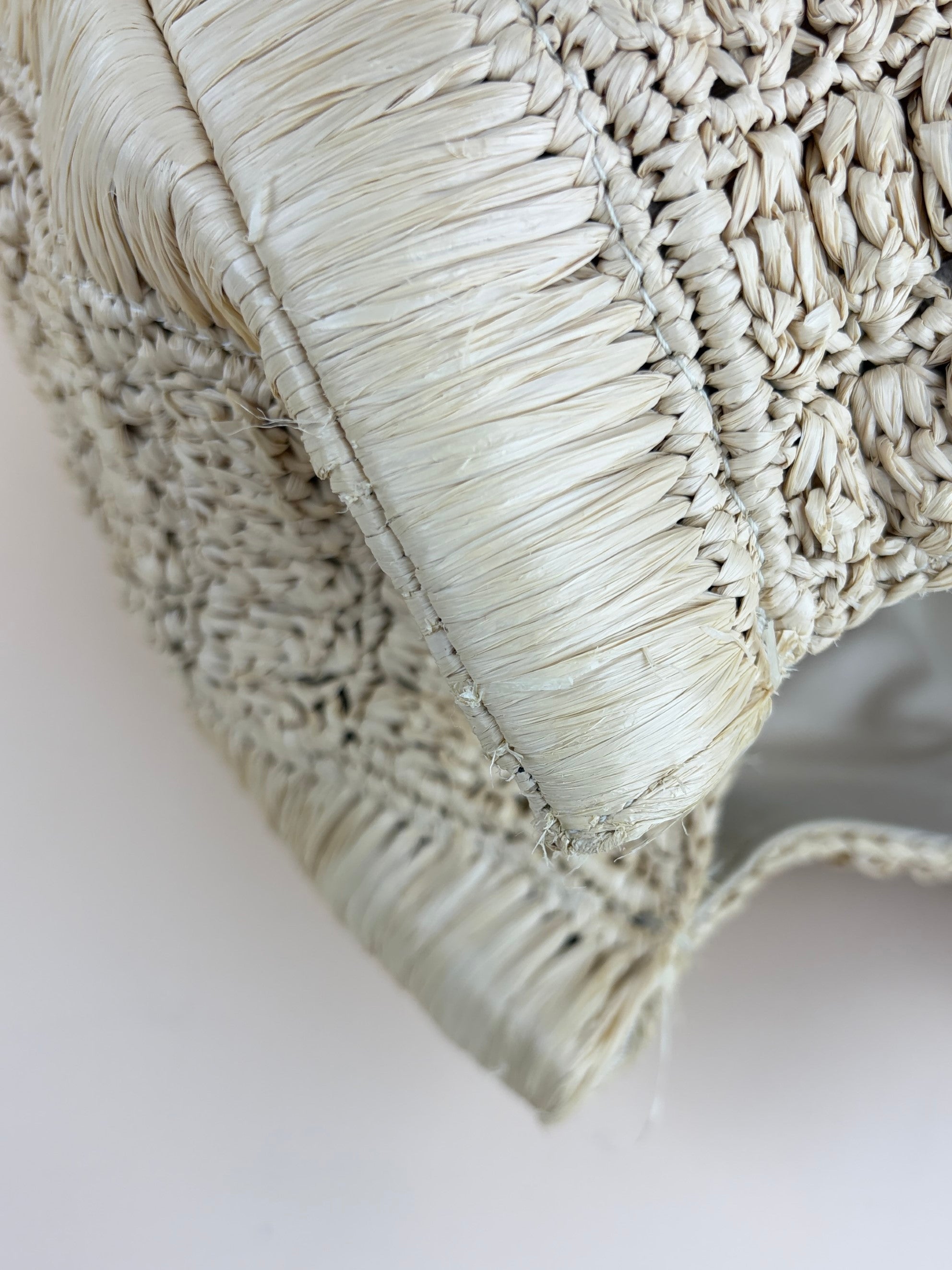 Valentino garavani natural beige raffia supervene in it tote bag