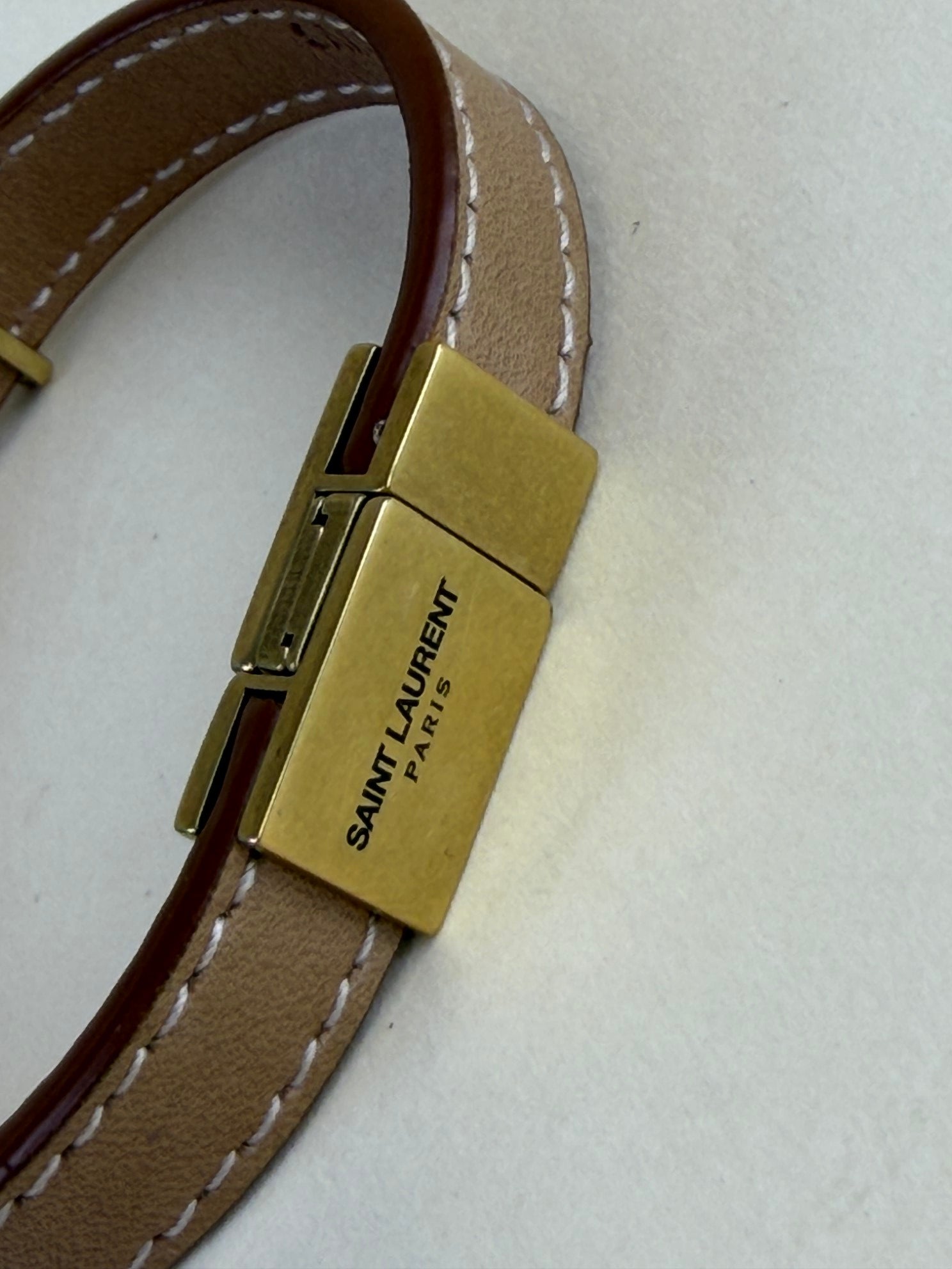 YSL Camel Cassandre Bracelet