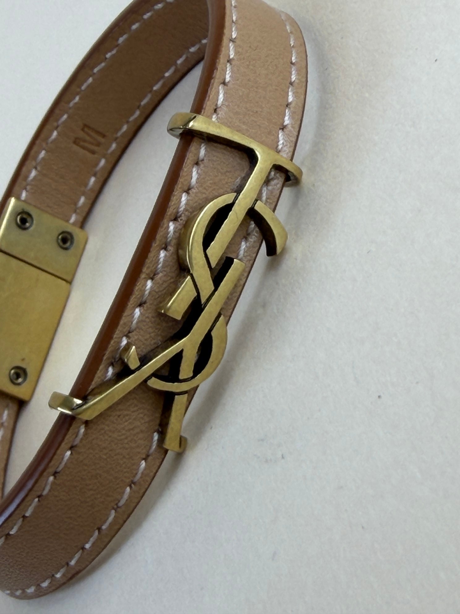 YSL Camel Cassandre Bracelet