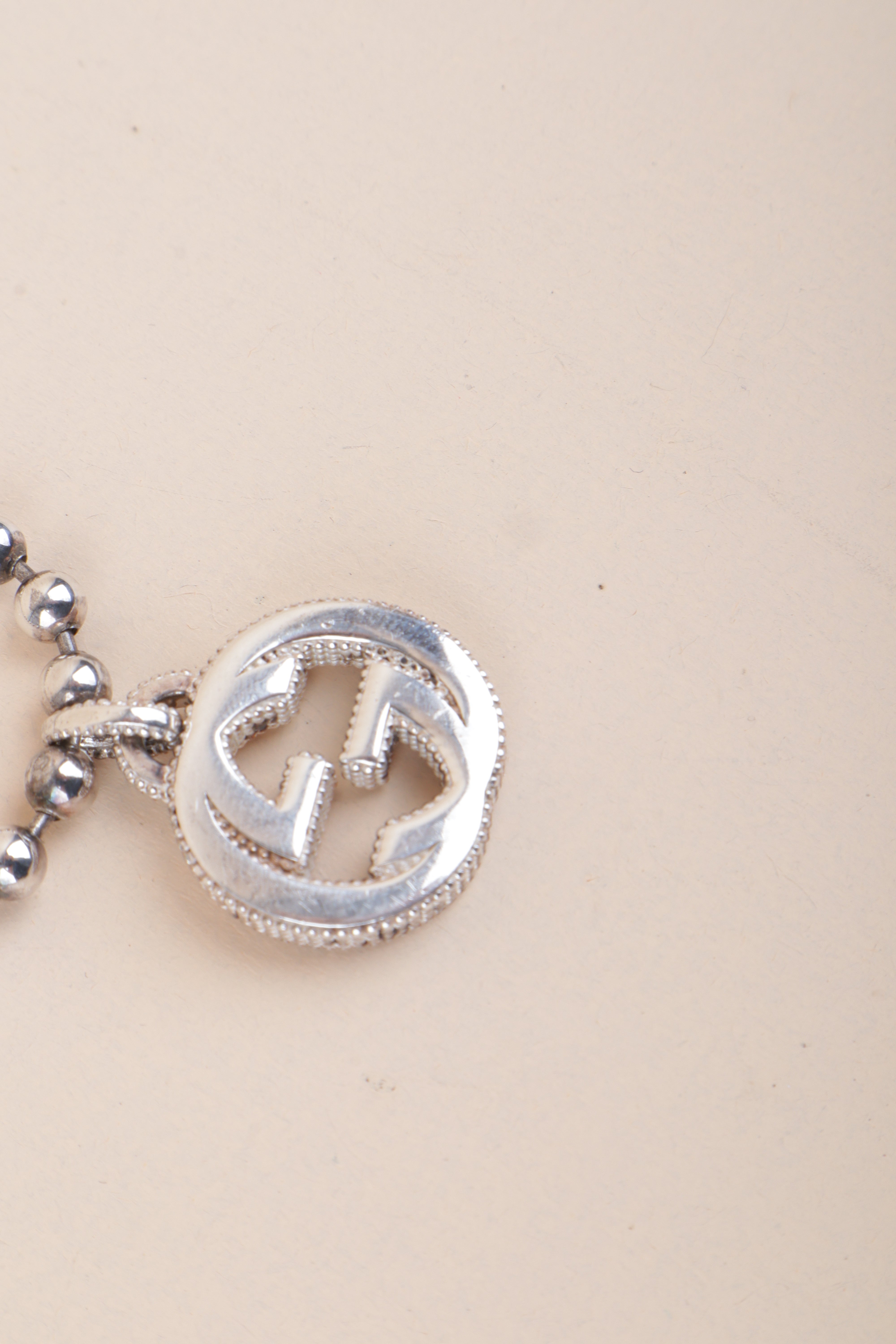 Gucci Silver Interlocking Bracelet