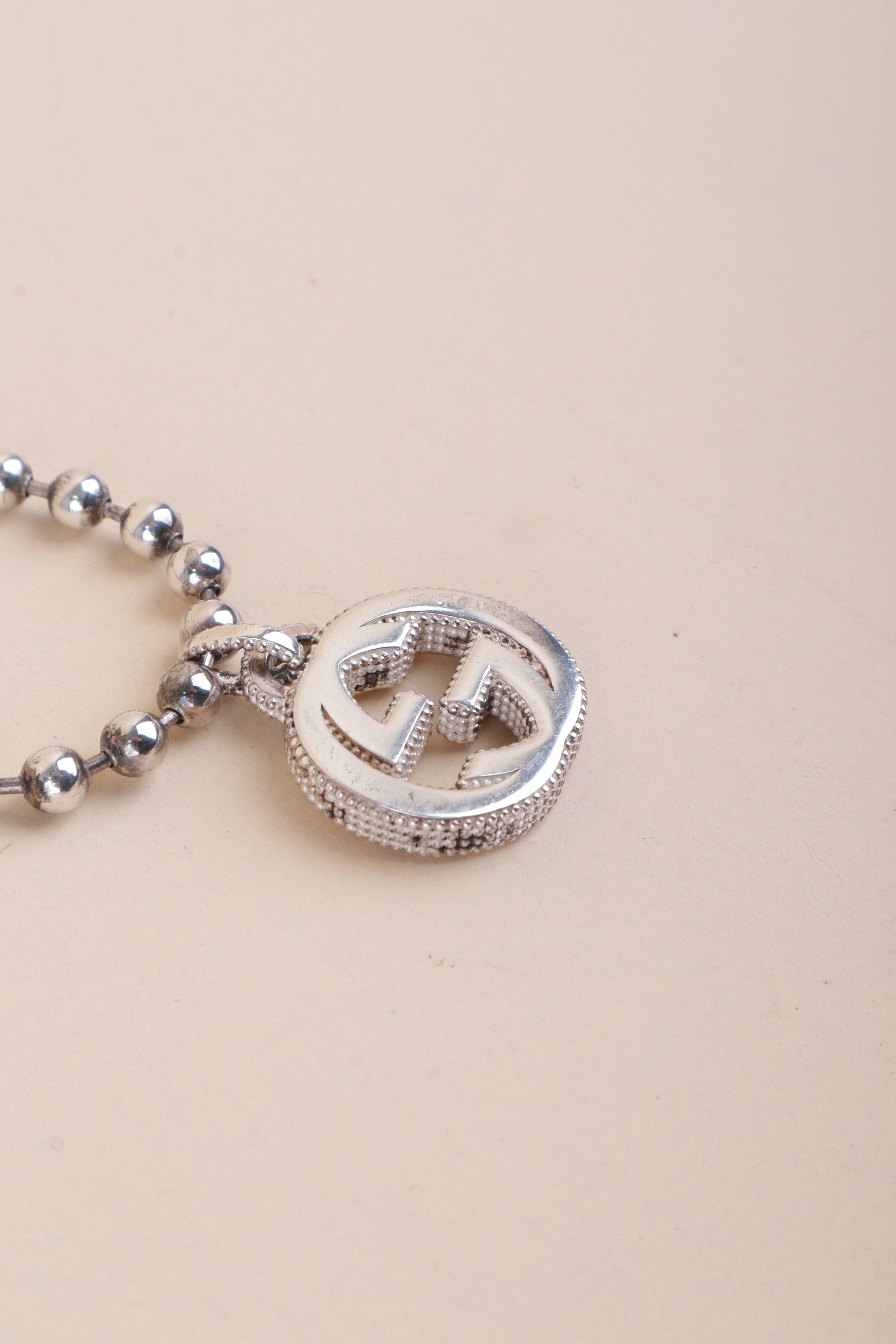 Gucci Silver Interlocking Bracelet