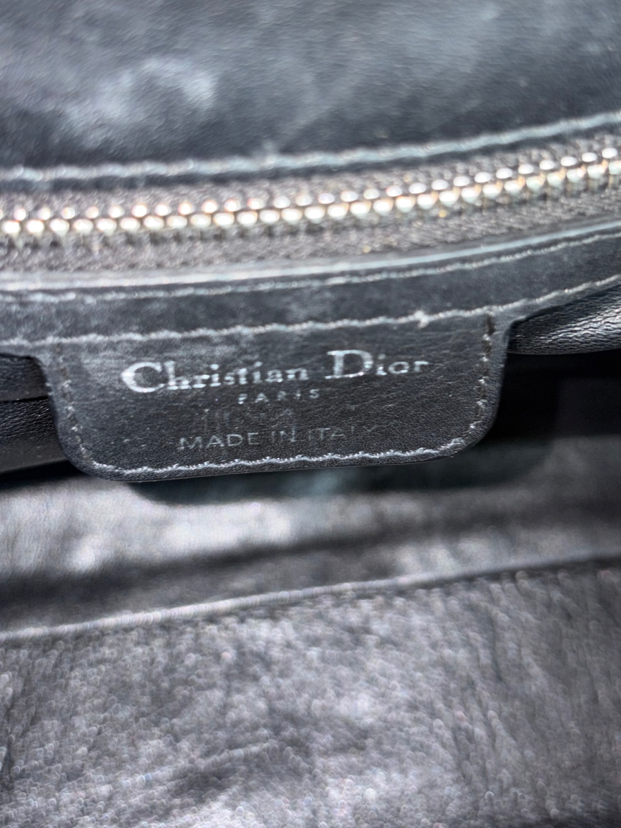 Christian Dior Black Demi Lune Small Shoulder Bag