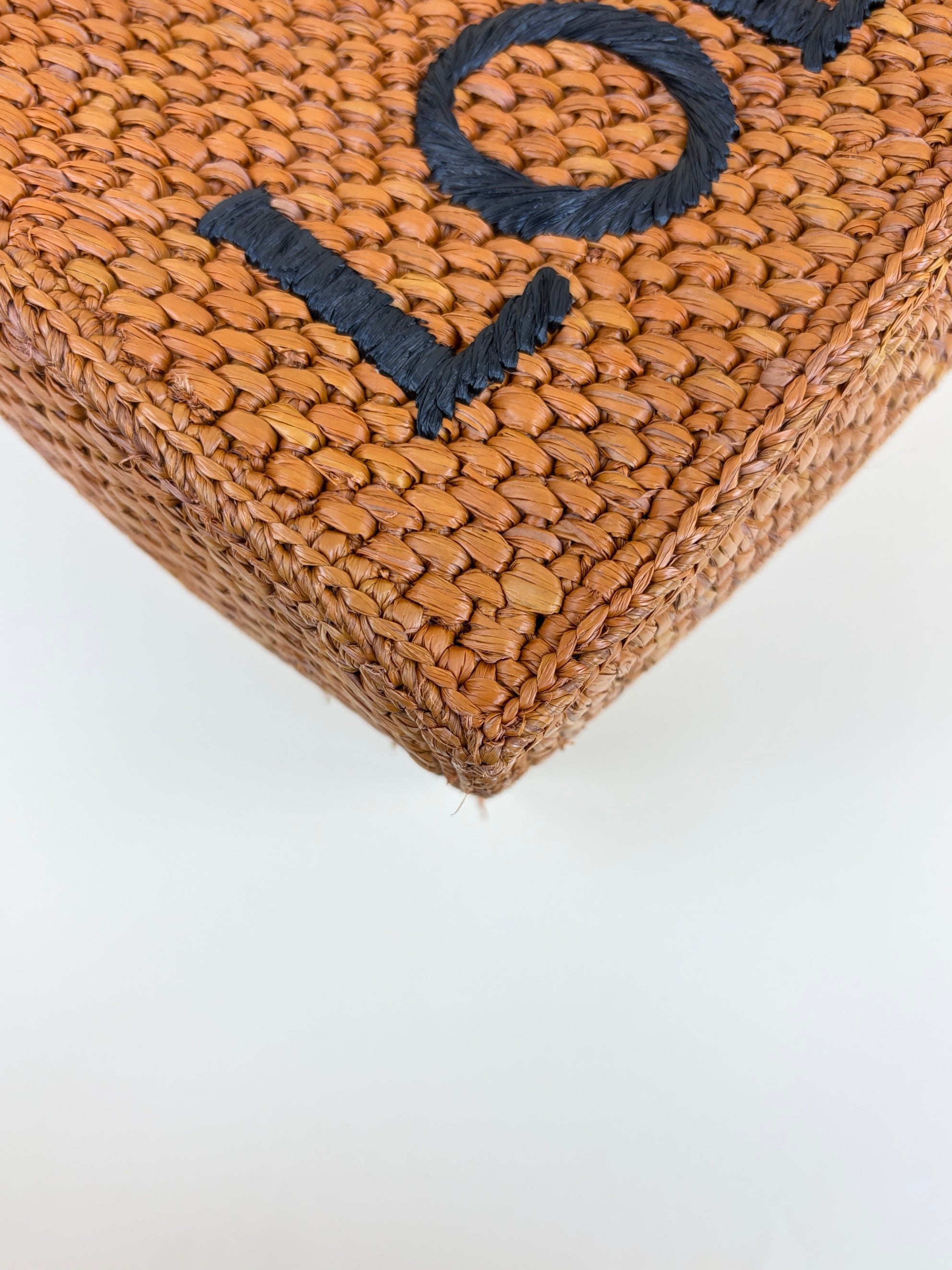 Loewe Bicolor Paula's Ibiza Raffia Tote Bag