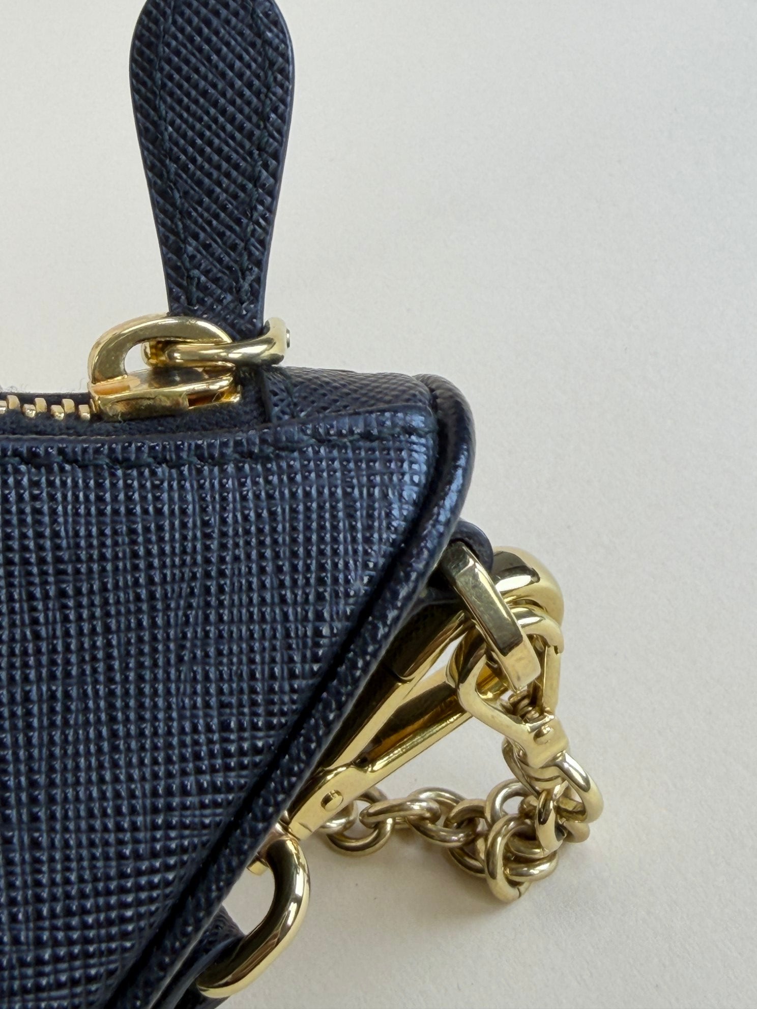 Prada Black Re-Edition 2005 Crossbody Bag with Chain